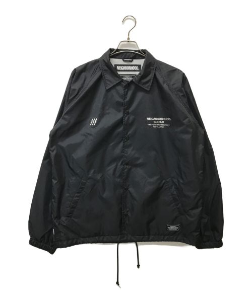 中古・古着通販】NEIGHBORHOOD (ネイバーフッド) SQUAD ロゴプリントコーチジャケット ブラック サイズ:SIZE  L｜ブランド・古着通販 トレファク公式【TREFAC FASHION】スマホサイト