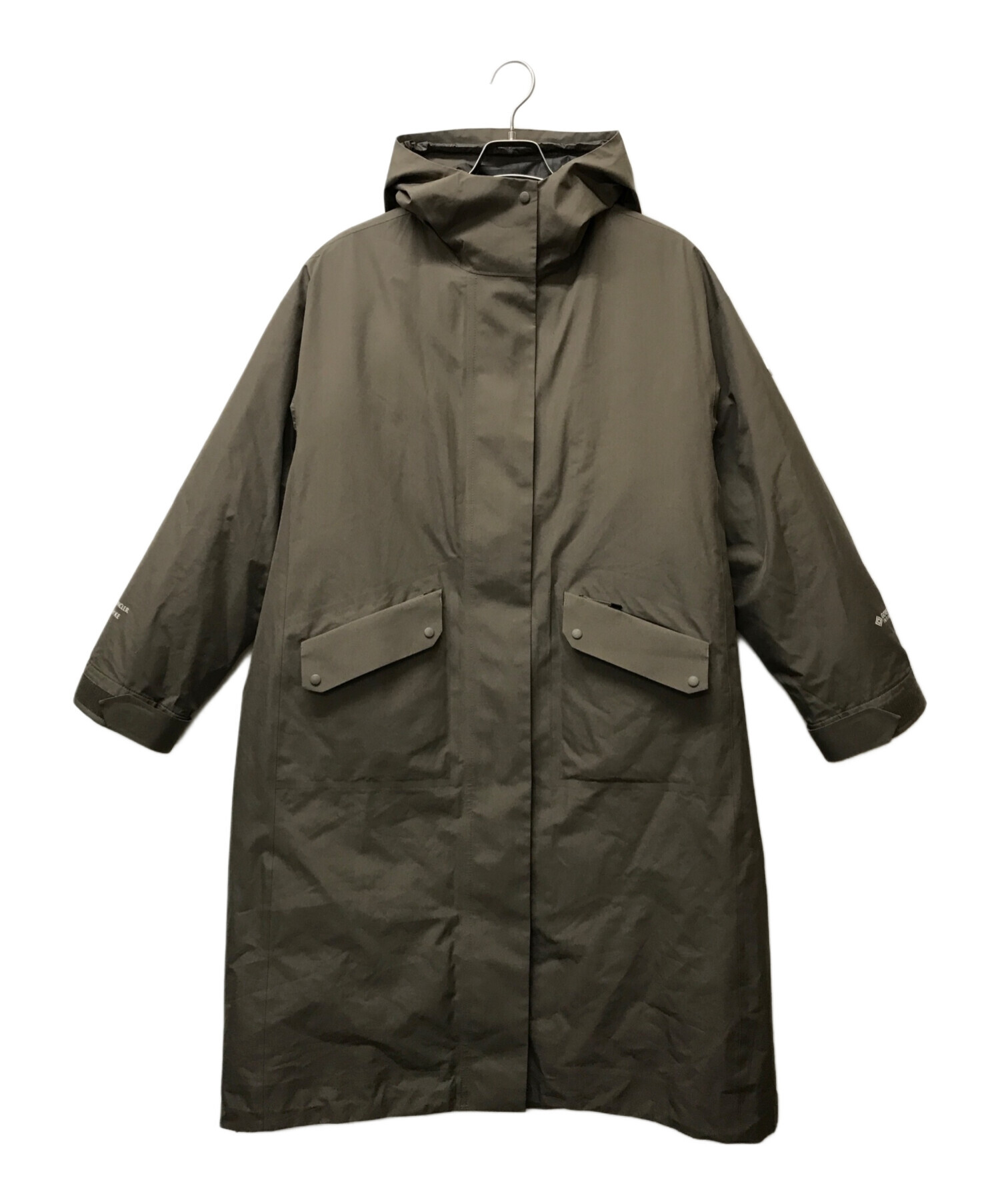 中古・古着通販】MONCLER GENIUS (モンクレール ジーニアス) HYKE (ハイク) LANGUARDIS DOWN COAT  カーキ｜ブランド・古着通販 トレファク公式【TREFAC FASHION】スマホサイト