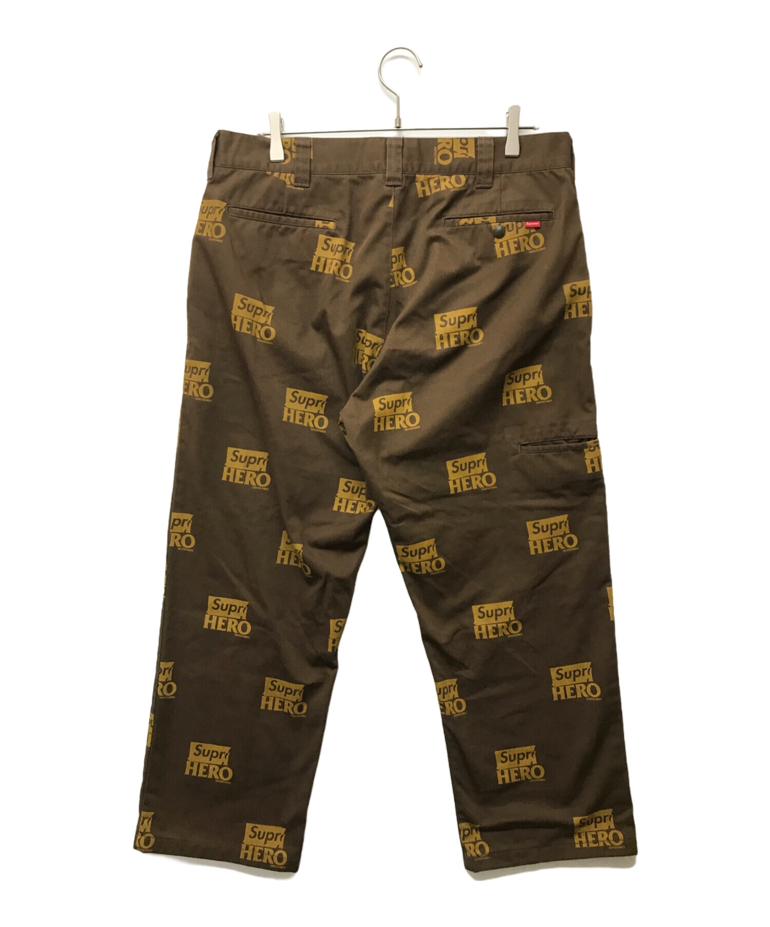 中古・古着通販】Supreme (シュプリーム) ANTIHEROワークパンツ ブラウン サイズ:SIZE 34｜ブランド・古着通販  トレファク公式【TREFAC FASHION】スマホサイト