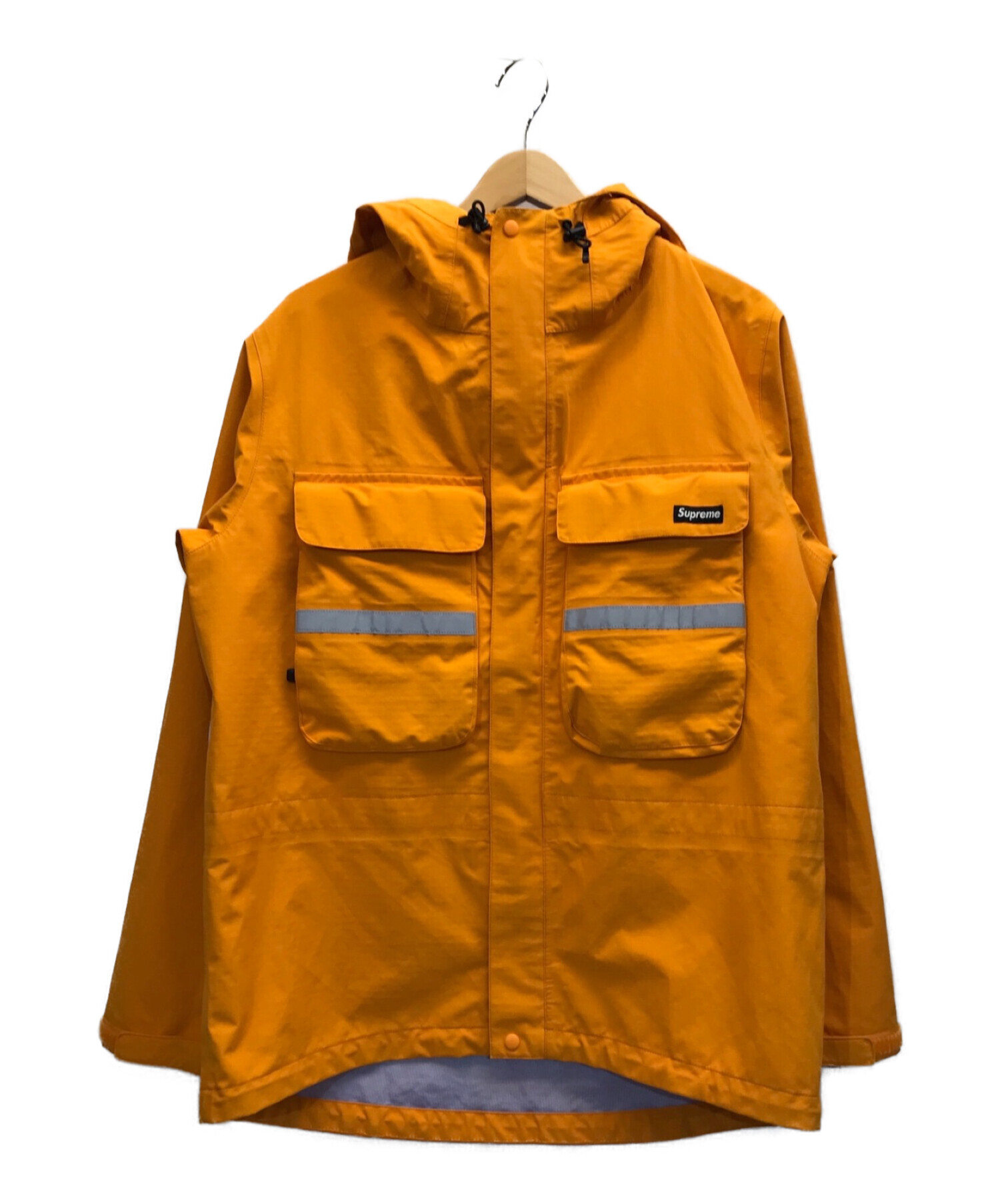 SUPREME (シュプリーム) 14AW Hi-Vis Taped Seam Jacket テープドシームジャケット オレンジ サイズ:M