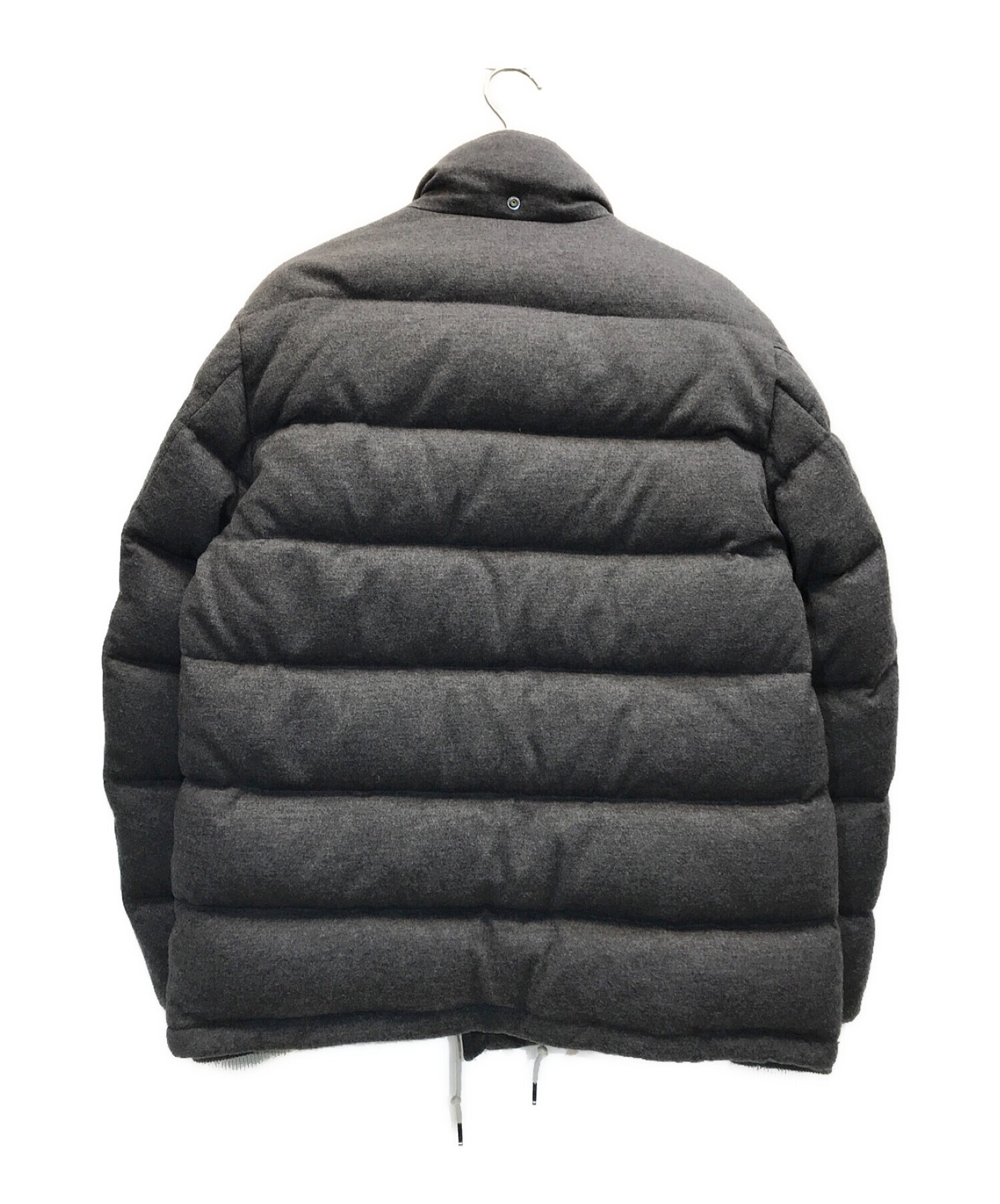 MONCLER (モンクレール) ウールダウンジャケット BRESLE GIUBBOTTO グレー サイズ:4