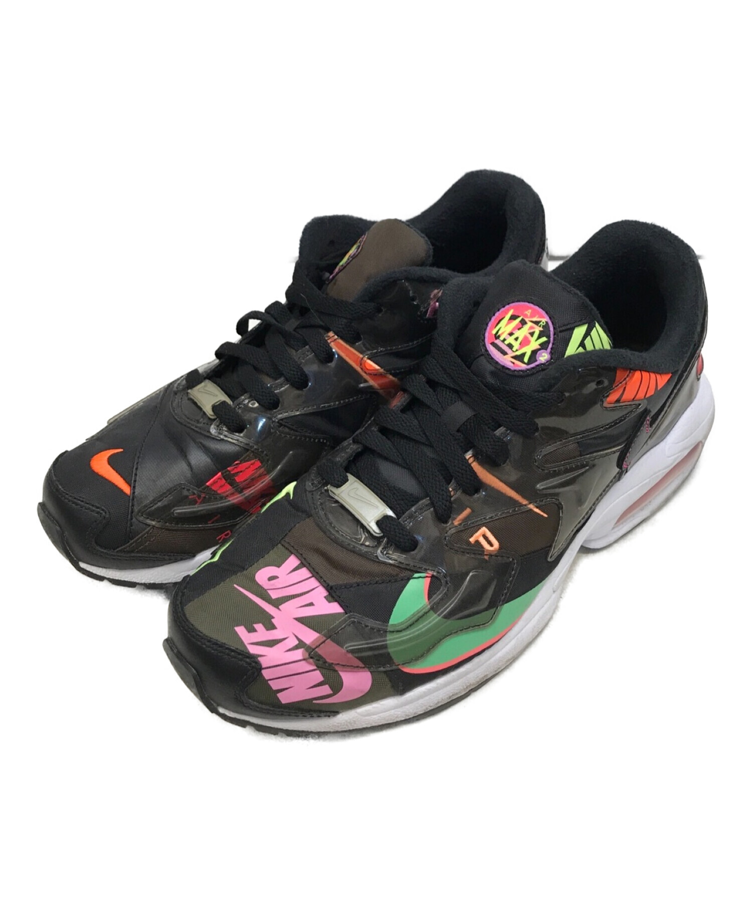 NIKE (ナイキ) AIR MAX 2 LIGHT QS エアマックス 2 ライト クイックストライク アトモス ブラック サイズ:US11