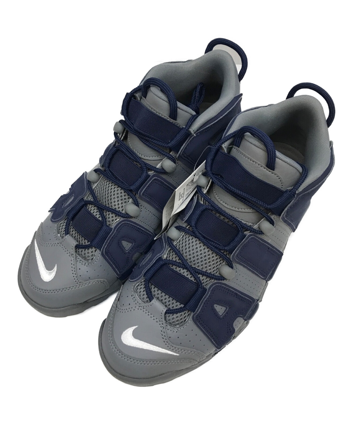 NIKE (ナイキ) AIR MORE UPTEMPO 96 モア アップテンポ 96 HOYAS ネイビー×グレー サイズ:US10.5