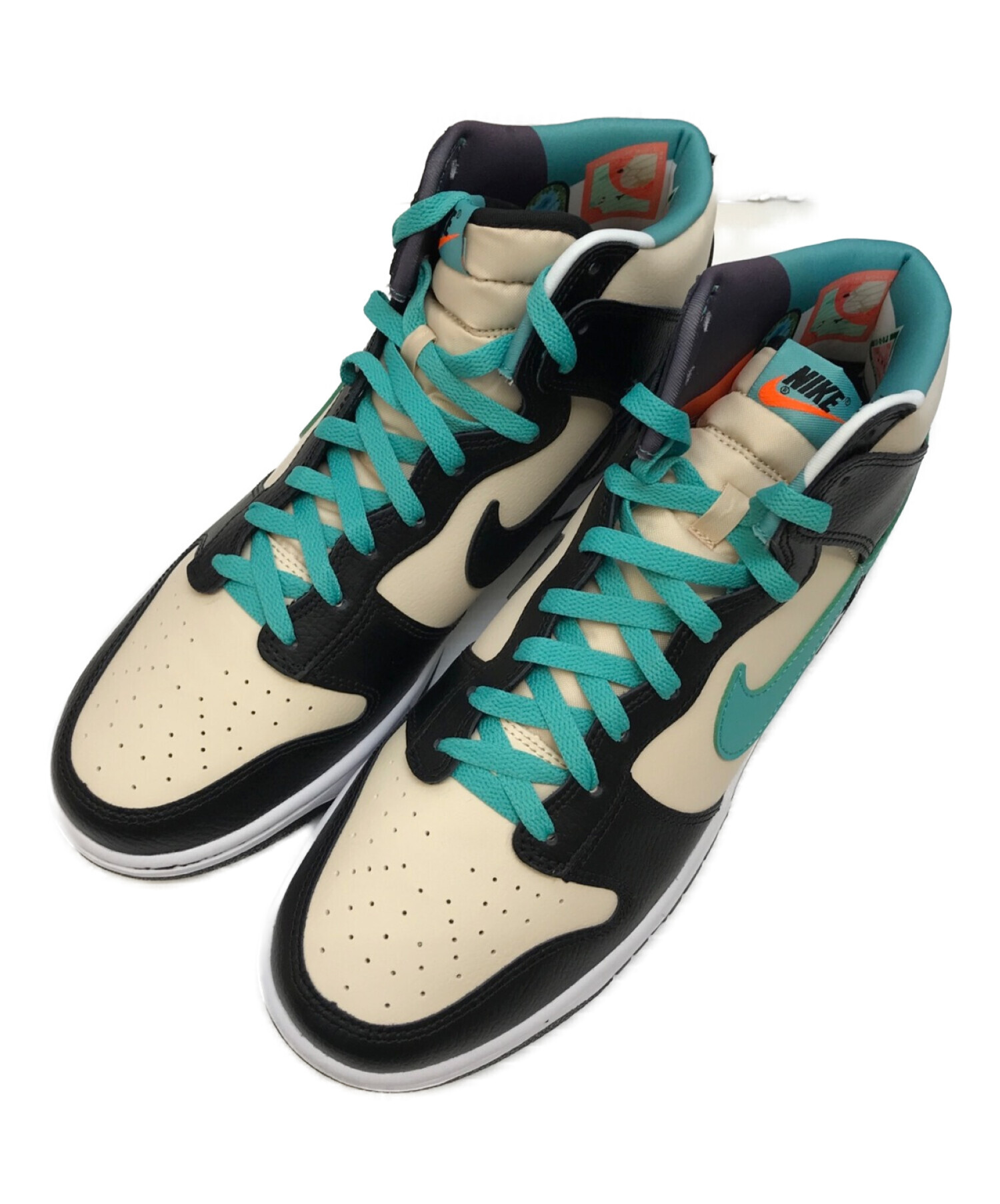 NIKE (ナイキ) DUNK HI RETRO EMB ダンク ハイ レトロ エンベデット ベージュ×ブルー サイズ:US11