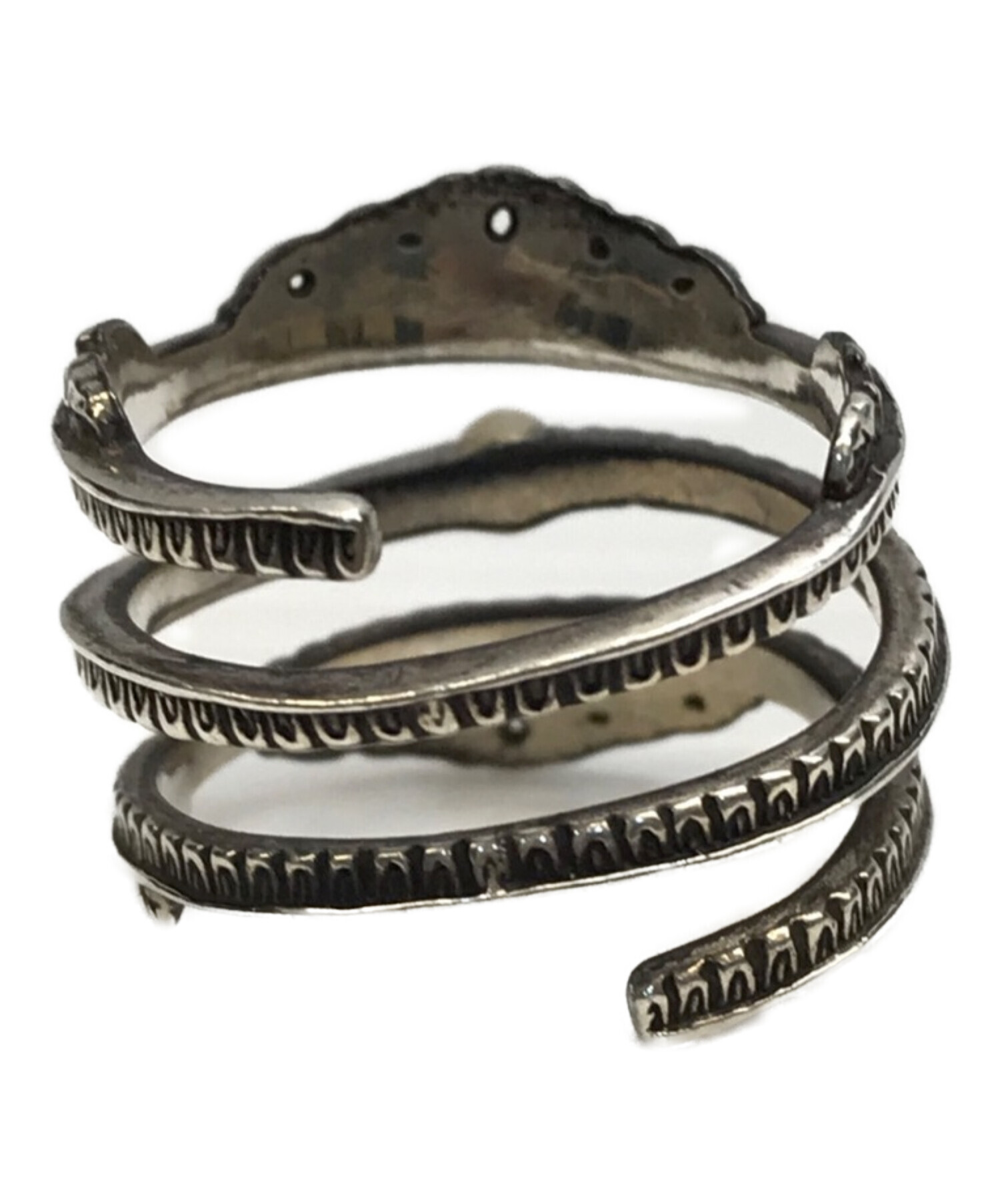 BED J.W. FORD (ベッドフォード) silver roll ring シルバーロールリング シルバー  サイズ:約15～17号（広がる形状なので多少前後ございます）