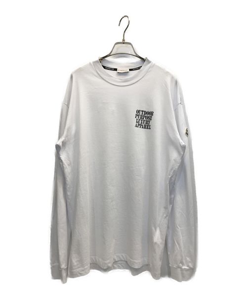 モンクレール 22SS Tシャツ カットソー 半袖 クルーネック ロゴ プリント