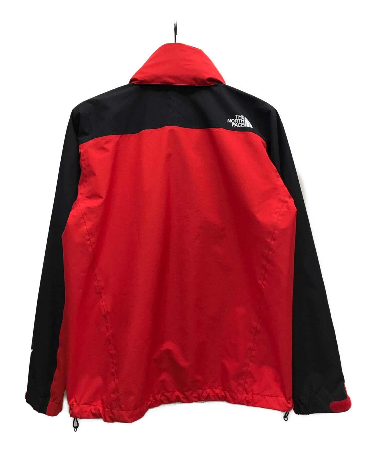 THE NORTH FACE (ザ ノース フェイス) レインテックスプラズマジャケット RAINTEX PLASMA マウンテンパーカー  レッド×ブラック サイズ:M