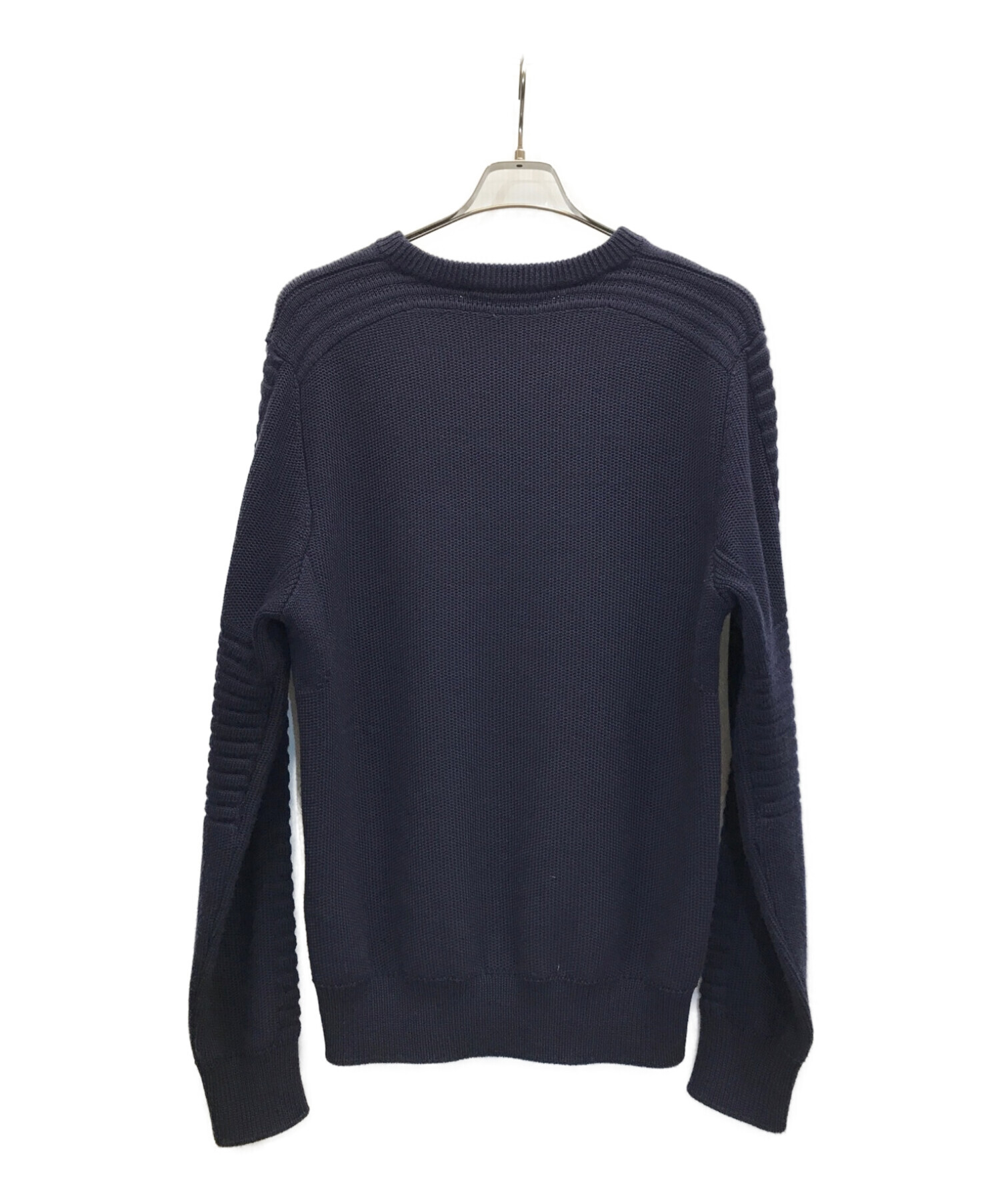 CANADA GOOSE BLACK LABEL (カナダグース ブラックレーベル) PATERSON SWEATER クルーネックニット  パターンセーター ネイビー サイズ:M