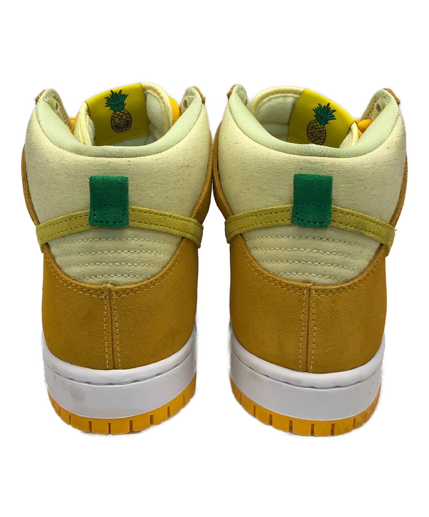 NIKE SB (ナイキエスビー) SB DUNK HIGH PRO FRUITY PACK PINEAPPLE SB ダンク ハイ パイナップル  イエロー×オレンジ サイズ:US9