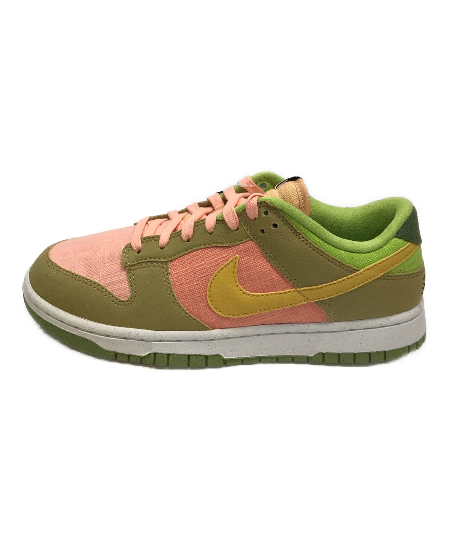 NIKE (ナイキ) DUNK LOW RETRO SE NN ダンク ロー サンクラブ アークティックオレンジ ピンク×グリーン サイズ:US9  未使用品