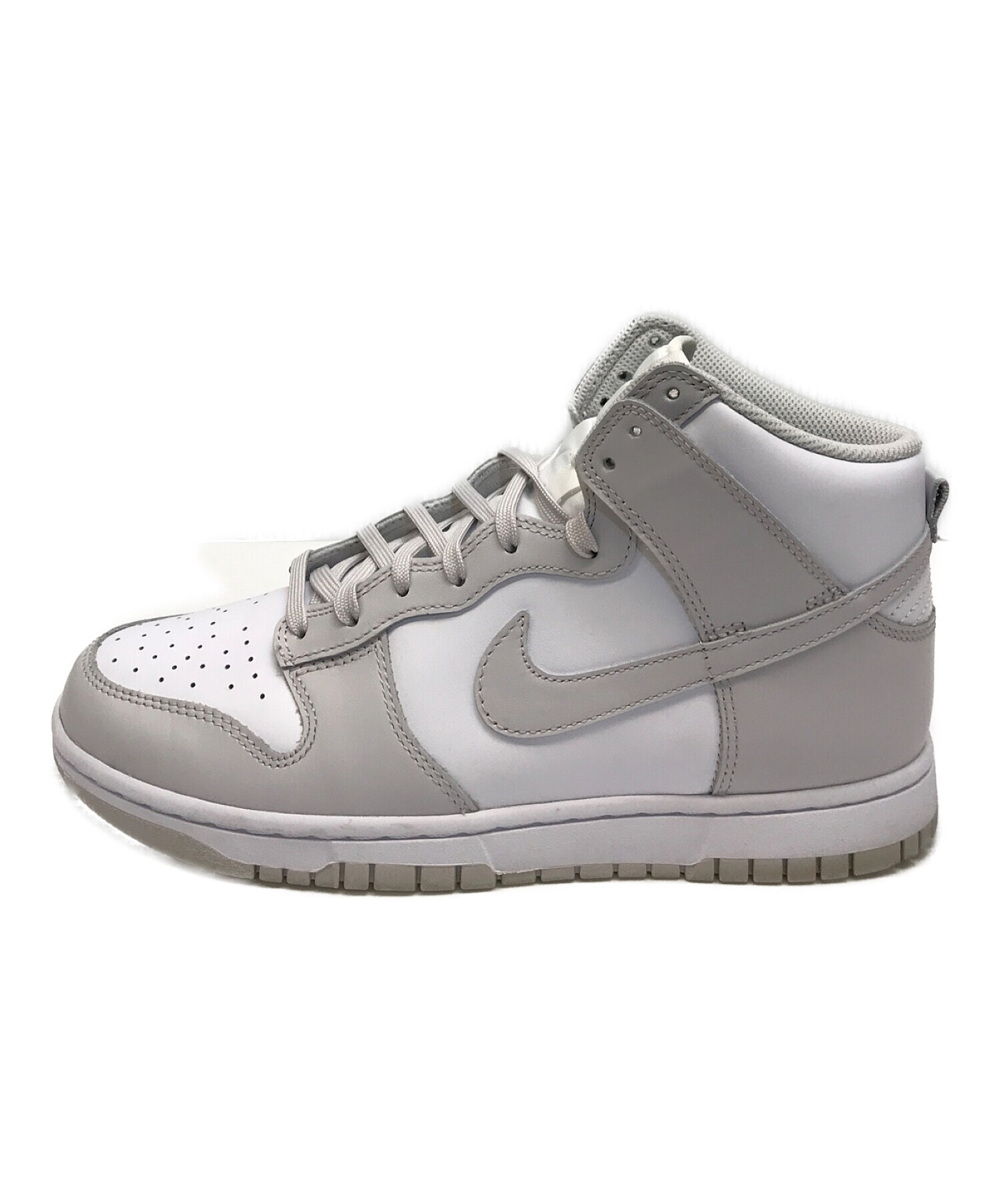 NIKE (ナイキ) DUNK HI RETRO VAST GREY ダンク ハイ レトロ ホワイト×グレー サイズ:US8.5