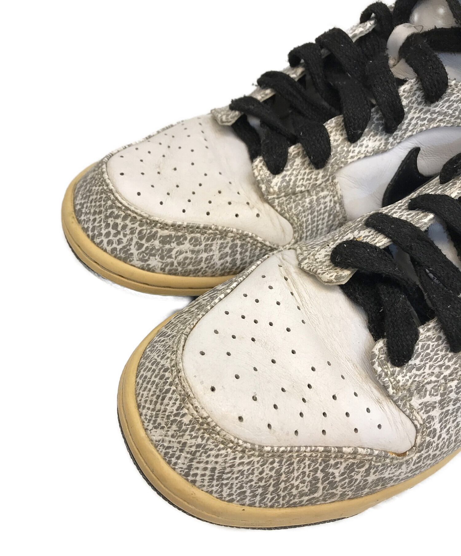 NIKE (ナイキ) DUNK PREMIUM HIGH SP COCOA SNAKE ダンク ハイ プレミアム スペシャル ホワイト サイズ:US10