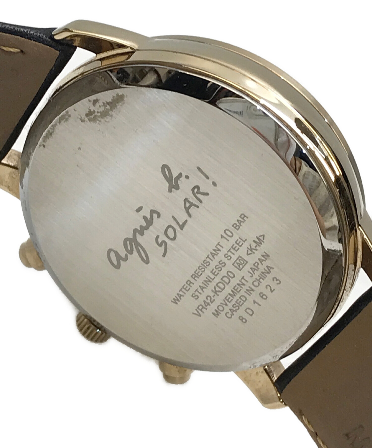 agnes b (アニエスベー) ソーラー充電 腕時計