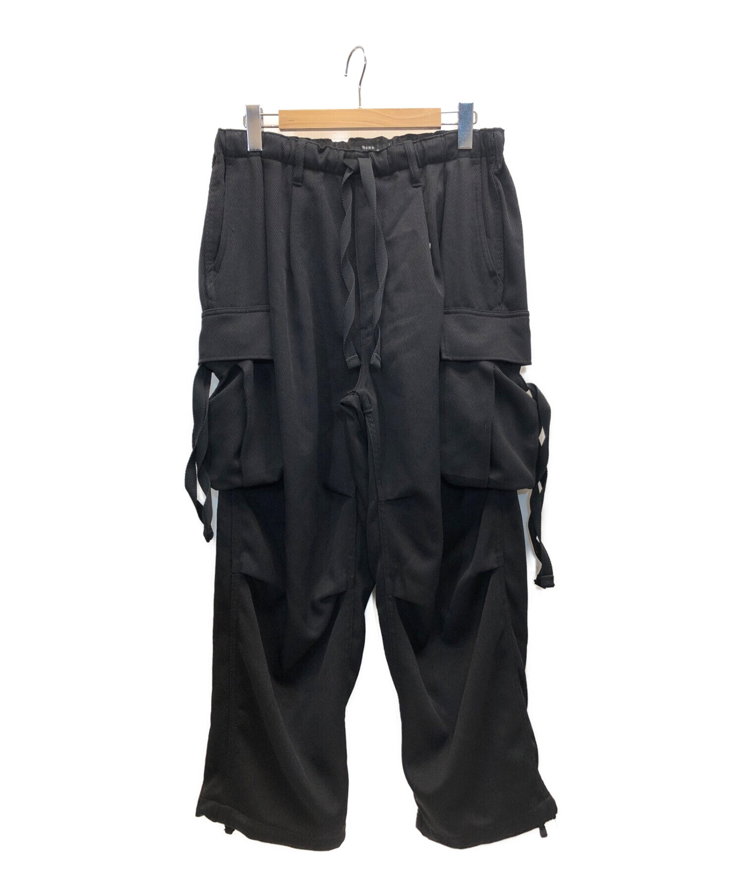 COOTIE×Name. (クーティー×ネーム) Polyester Kersey Error Fit Cargo Easy Pants  エラーフィットカーゴイージーパンツ ブラック サイズ:M