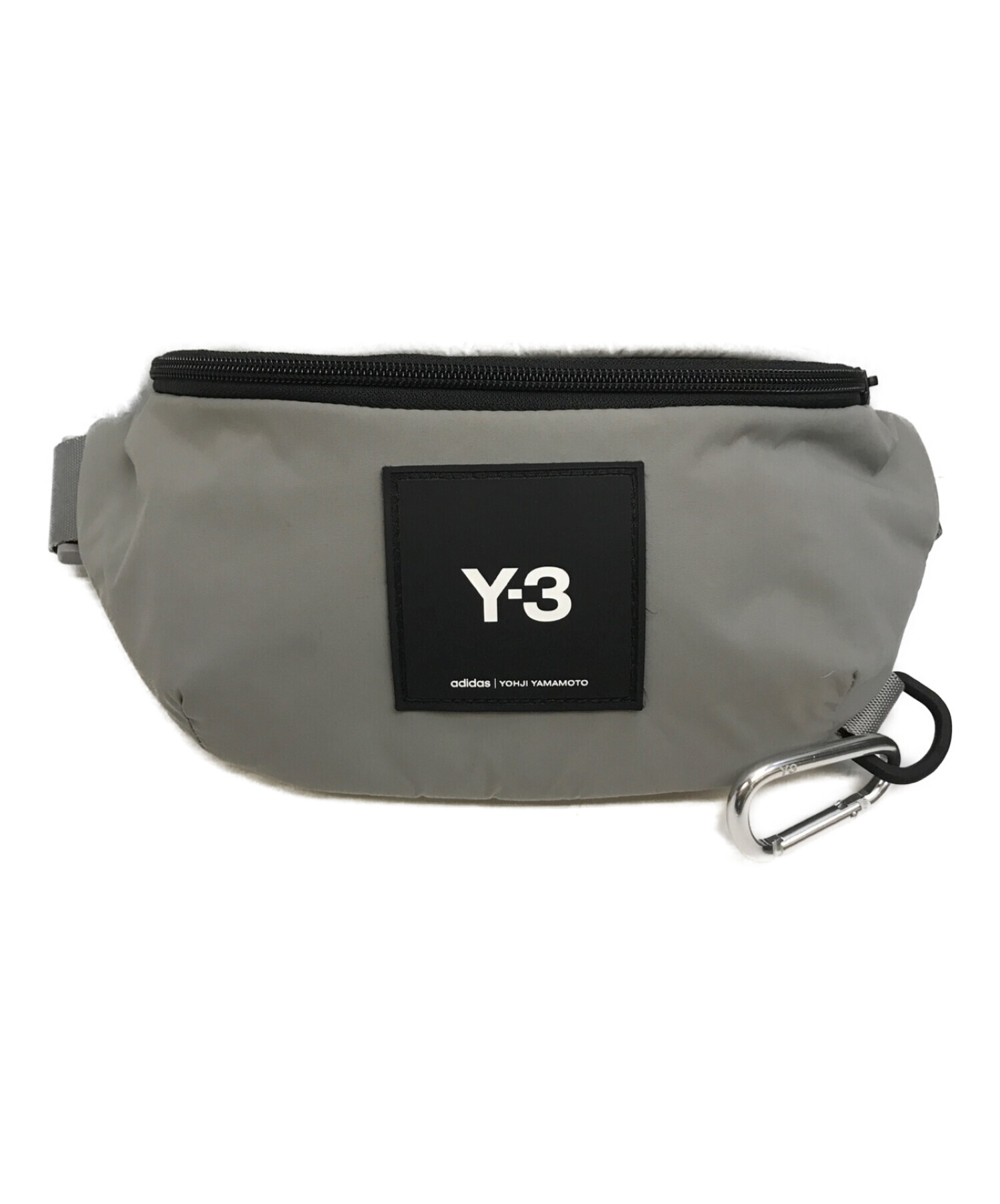 Y-3 (ワイスリー) WAISTBAG　ウェストバッグ　ロゴパッチ　ボディーバッグ グレー