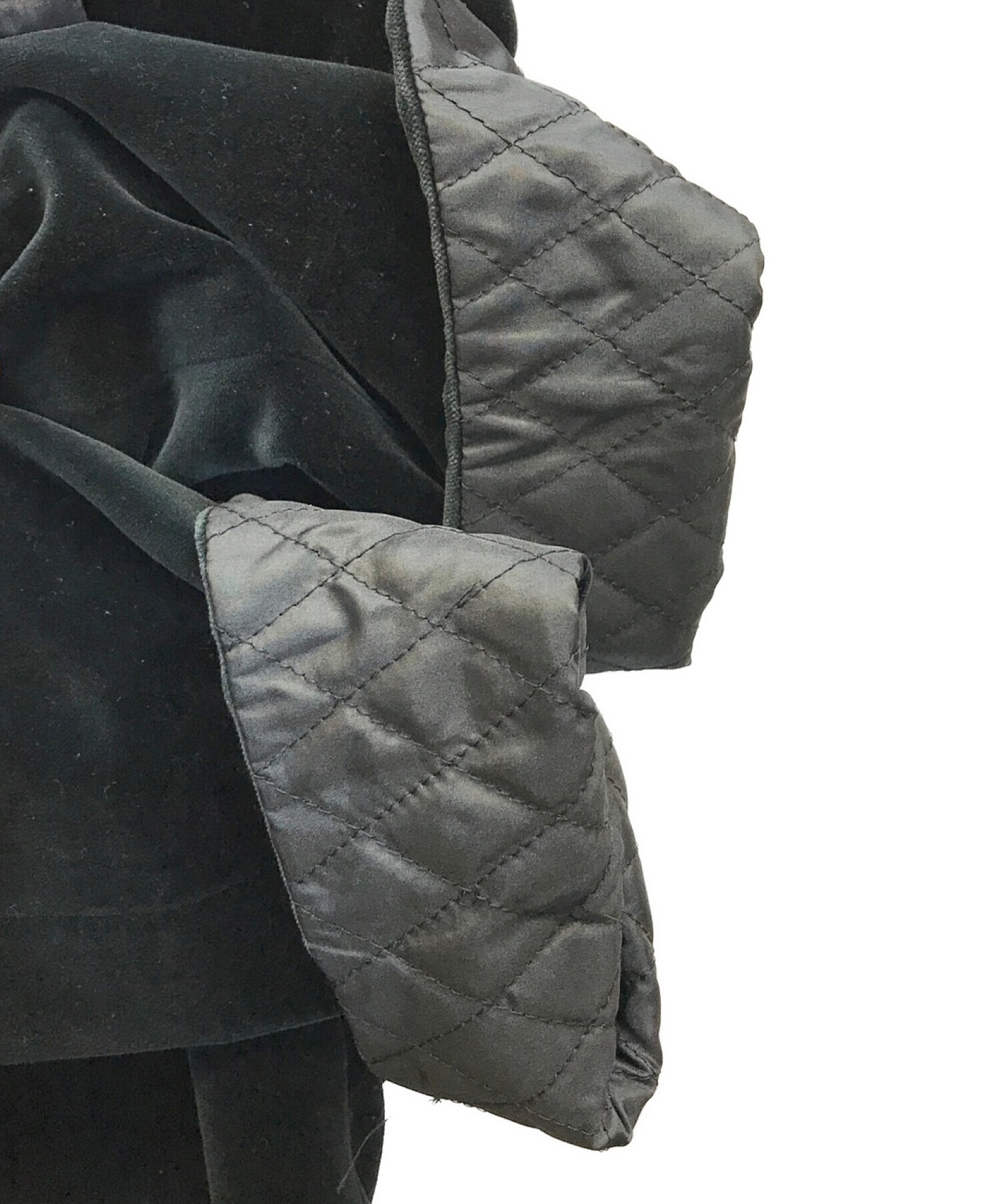 Christian Dior (クリスチャン ディオール) ヴィンテージベロアジャケットセットアップ ブラック サイズ:L