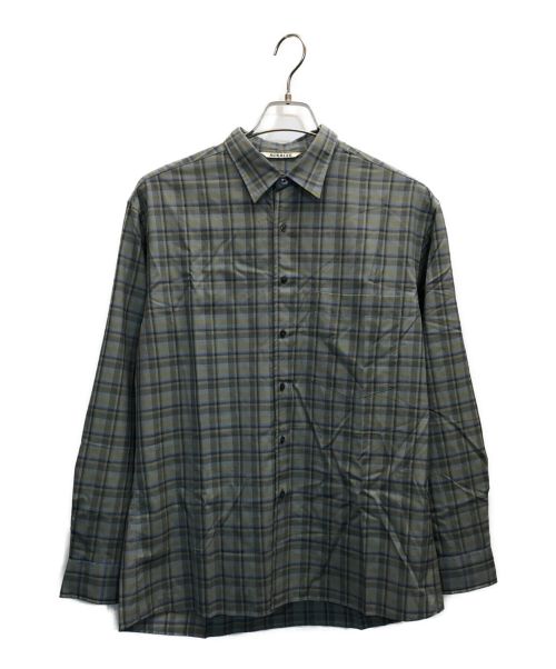 中古・古着通販】AURALEE (オーラリー) SUPER LIGHT WOOL CHECK SHIRTS