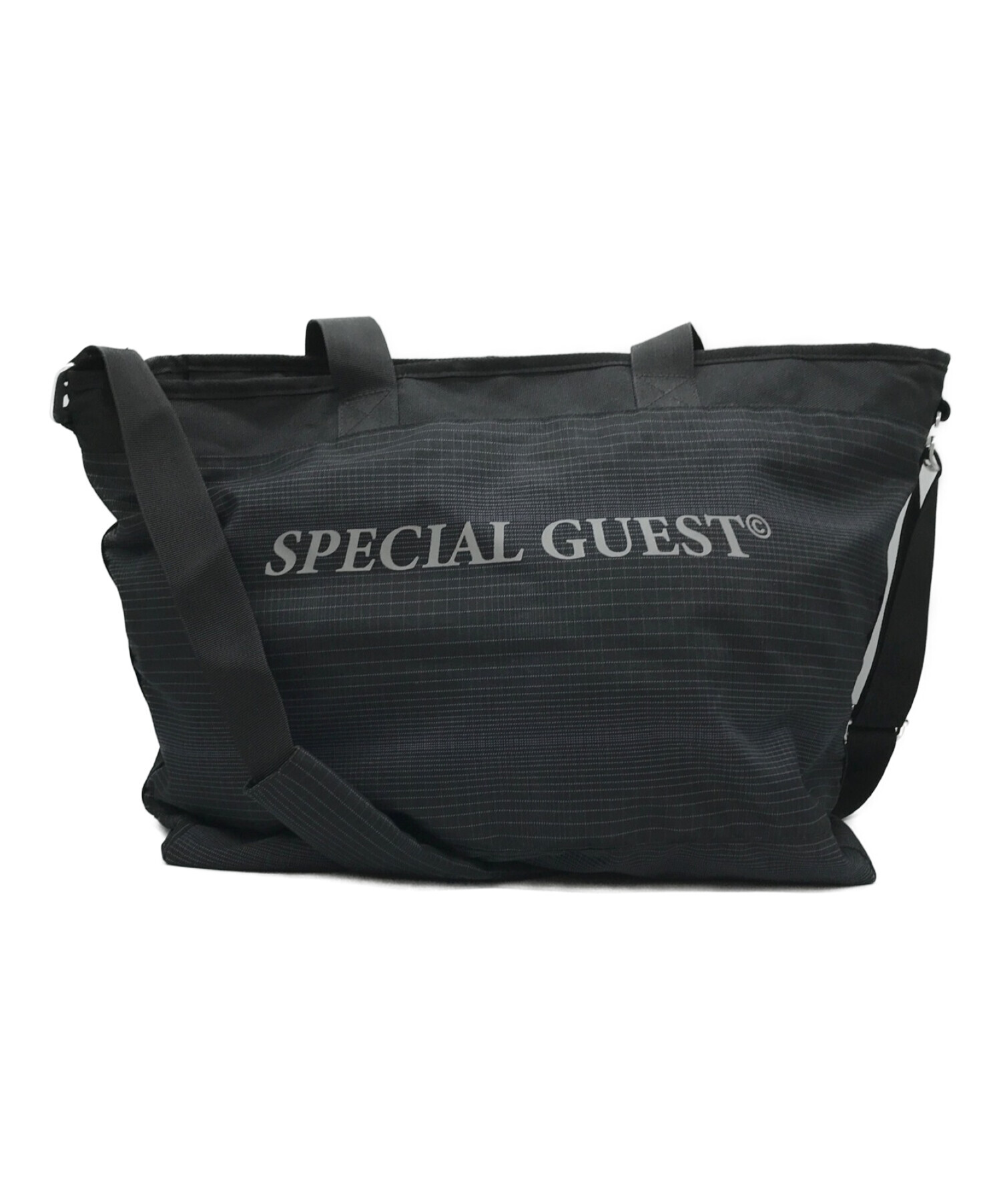 SPECIAL GUEST (スペシャルゲスト) Reflective 2Way Bag　リフレクティブ トート ショルダー　2WAYバッグ ブラック