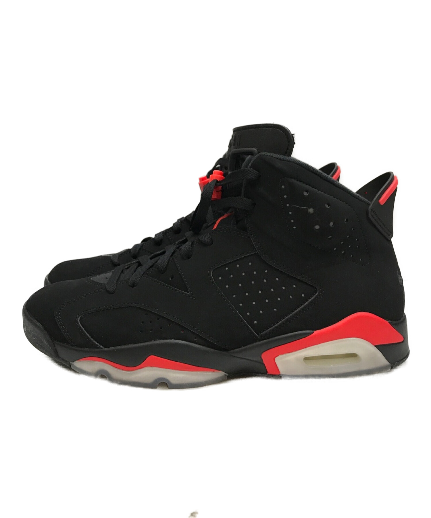 NIKE (ナイキ) AIR JORDAN 6 RETRO OG BLACK INFRARED　ナイキ エアジョーダン6 OG ブラック  インフラレッド ブラック×レッド サイズ:US12