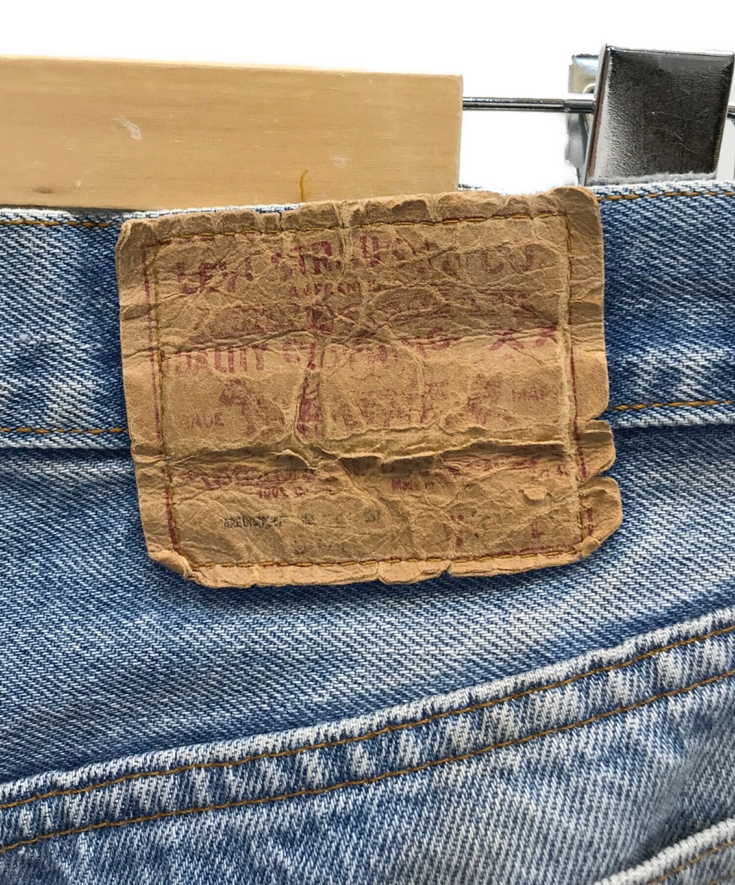 LEVI'S (リーバイス) 80s　501カットオフデニムパンツ インディゴ サイズ:W31