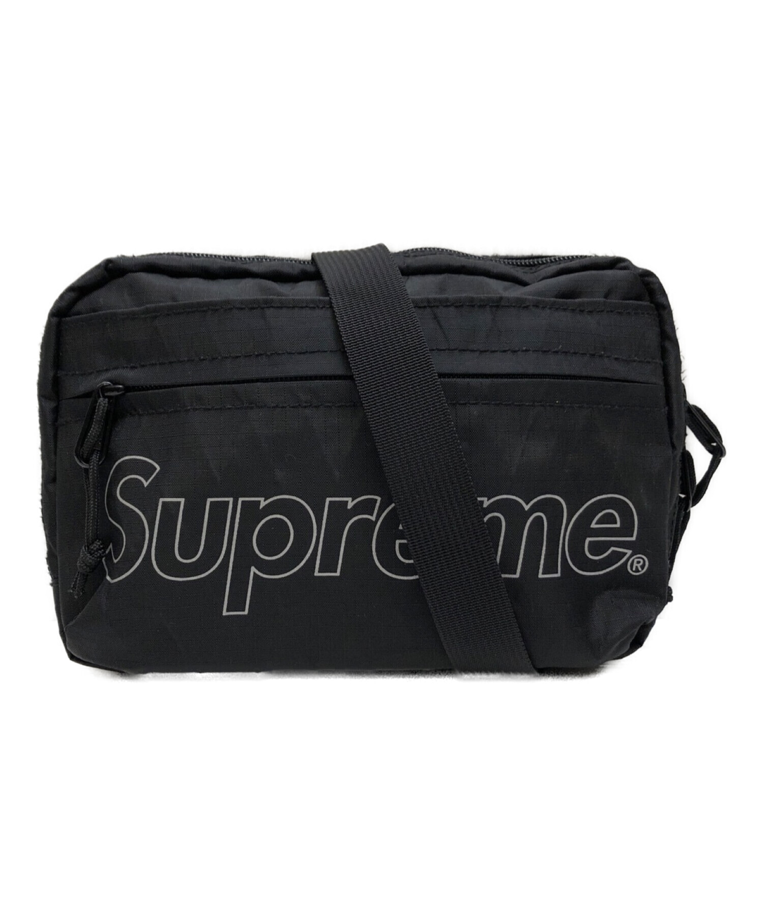 メンズsupreme 18aw  shoulder bag 黒 ブラック