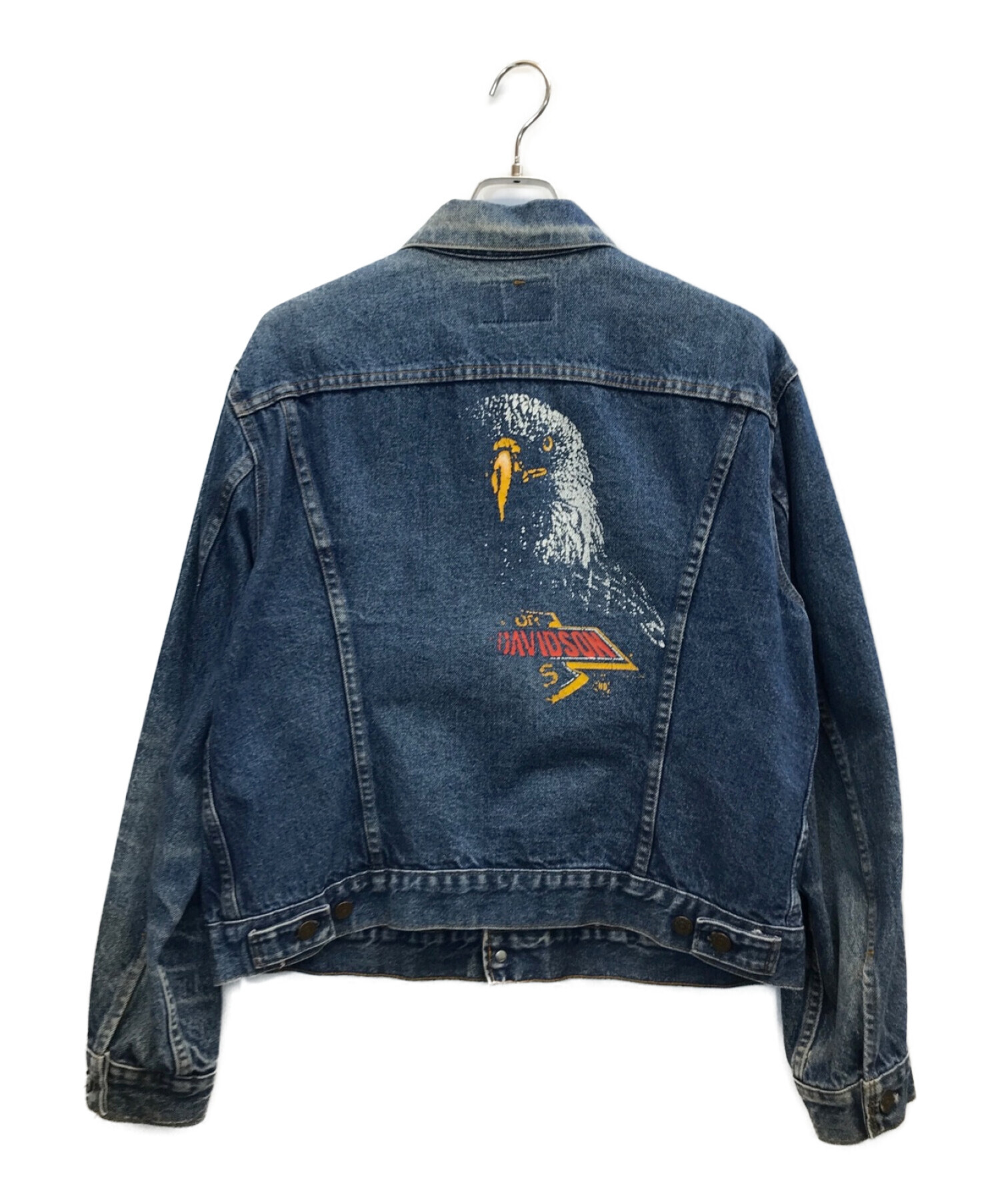 LEVI'S (リーバイス) 80s 70506　リメイク　バックプリント　デニムジャケット インディゴ サイズ:46