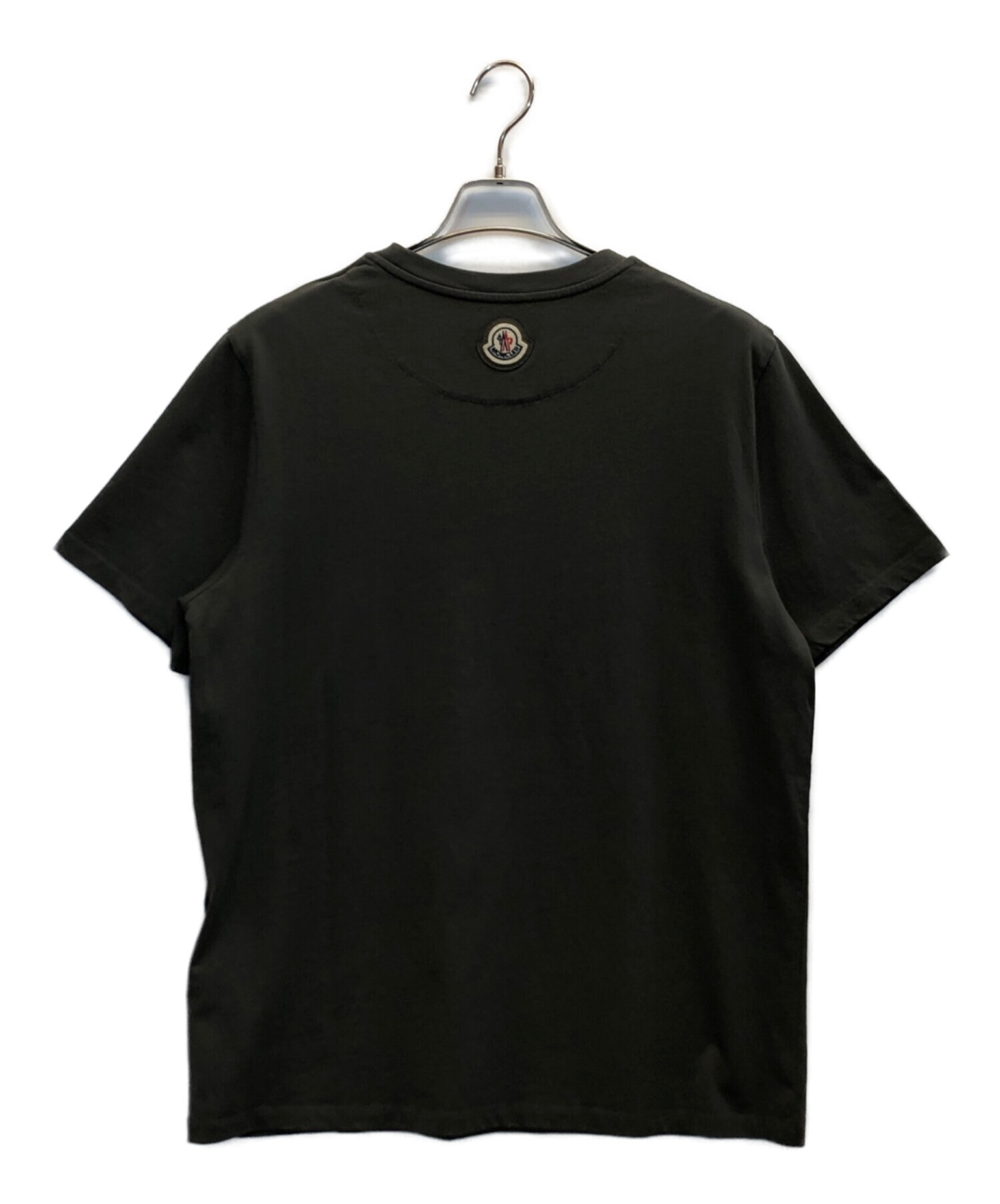 MONCLER (モンクレール) ダックモチーフロゴプリントTシャツ グレー サイズ:L