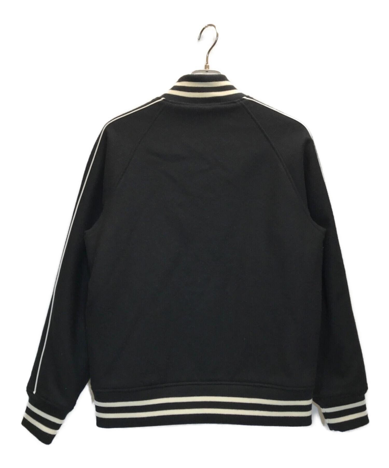 STANDARD CALIFORNIA (スタンダードカリフォルニア) sd varsity jacket バーシティー ジャケット SDロゴワッペン　 ウールスタジャン ブラック サイズ:L