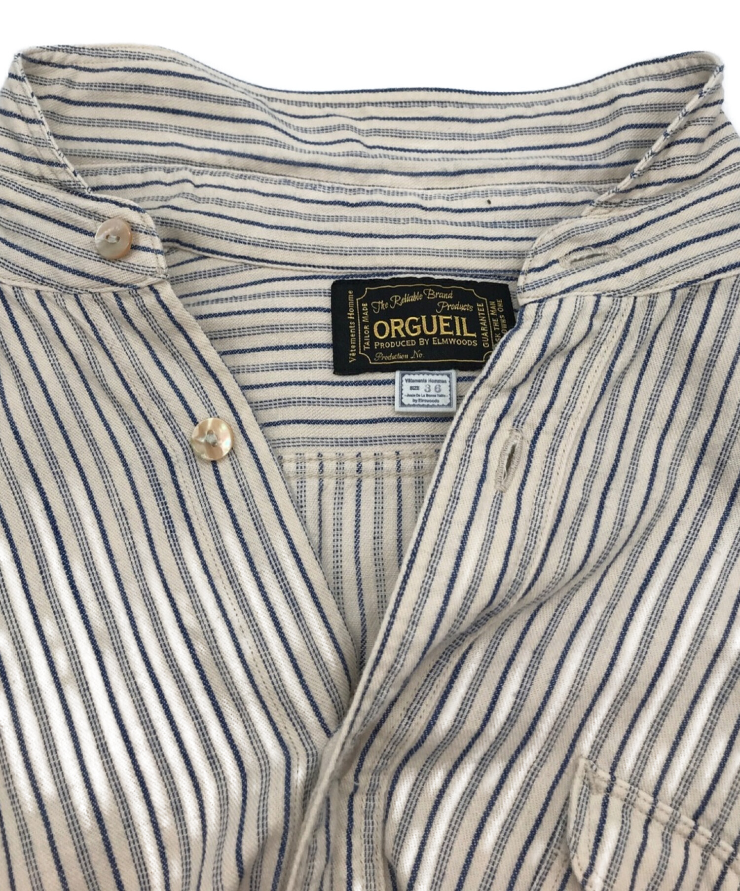 中古・古着通販】ORGUEIL (オルゲイユ) Shawl Collar Shirt ショール