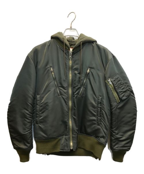 【中古・古着通販】MANDO (マンドー) HOODED MA-1 BLOUSON