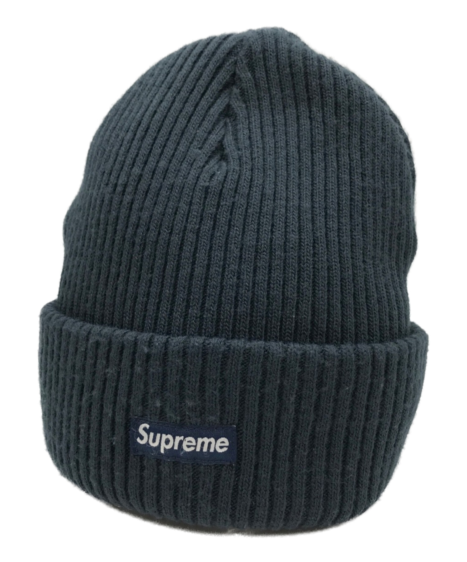 18ss supreme overdyed ribbed beanie ビーニー