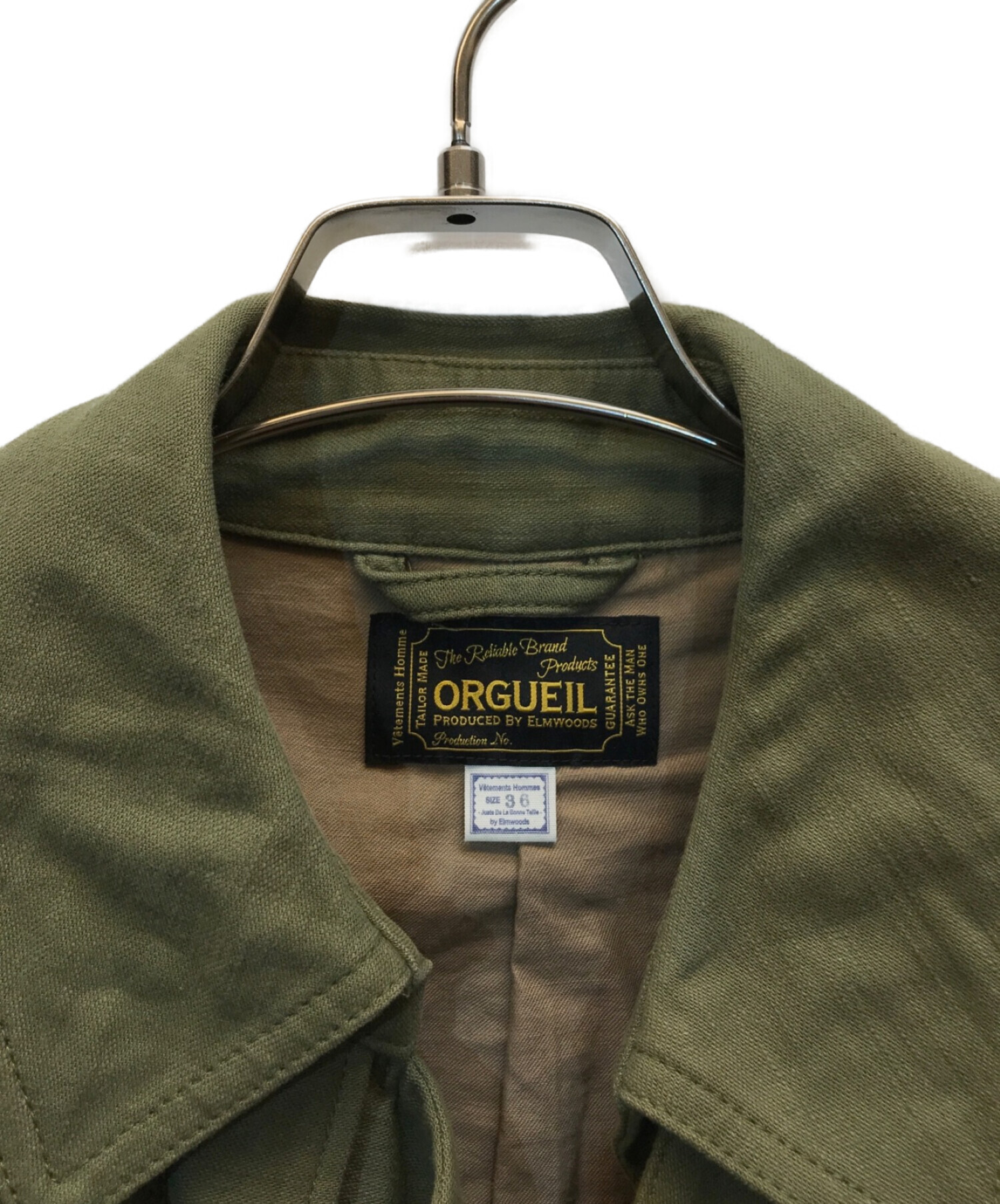 中古・古着通販】ORGUEIL (オルゲイユ) Motorcycle Coat モーターサイクルコート カーキ サイズ:36｜ブランド・古着通販  トレファク公式【TREFAC FASHION】スマホサイト