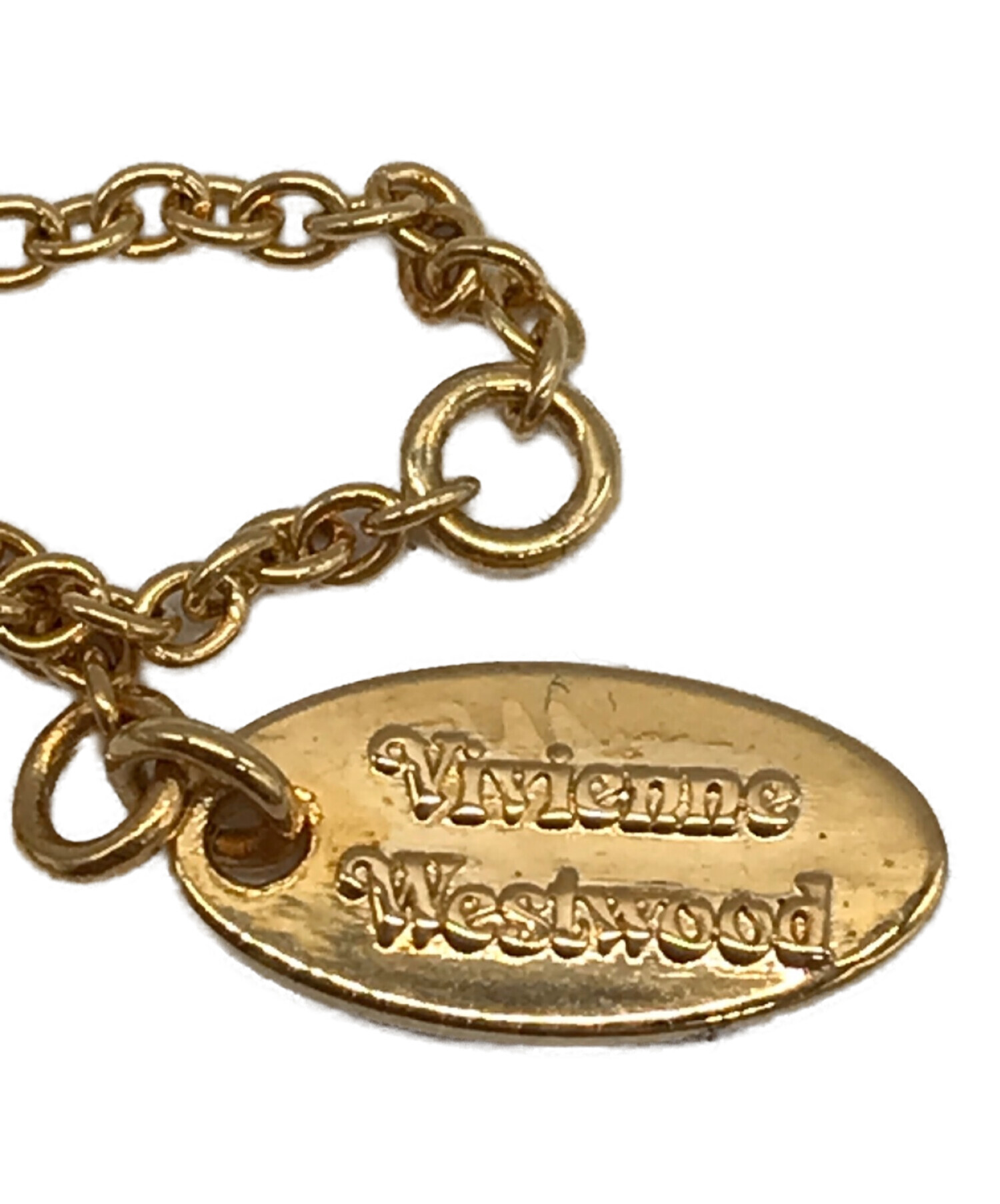 Vivienne Westwood (ヴィヴィアンウエストウッド) ドリーン スモール ネックレス　クリップモチーフ　オーブロゴ　ネックレス ゴールド