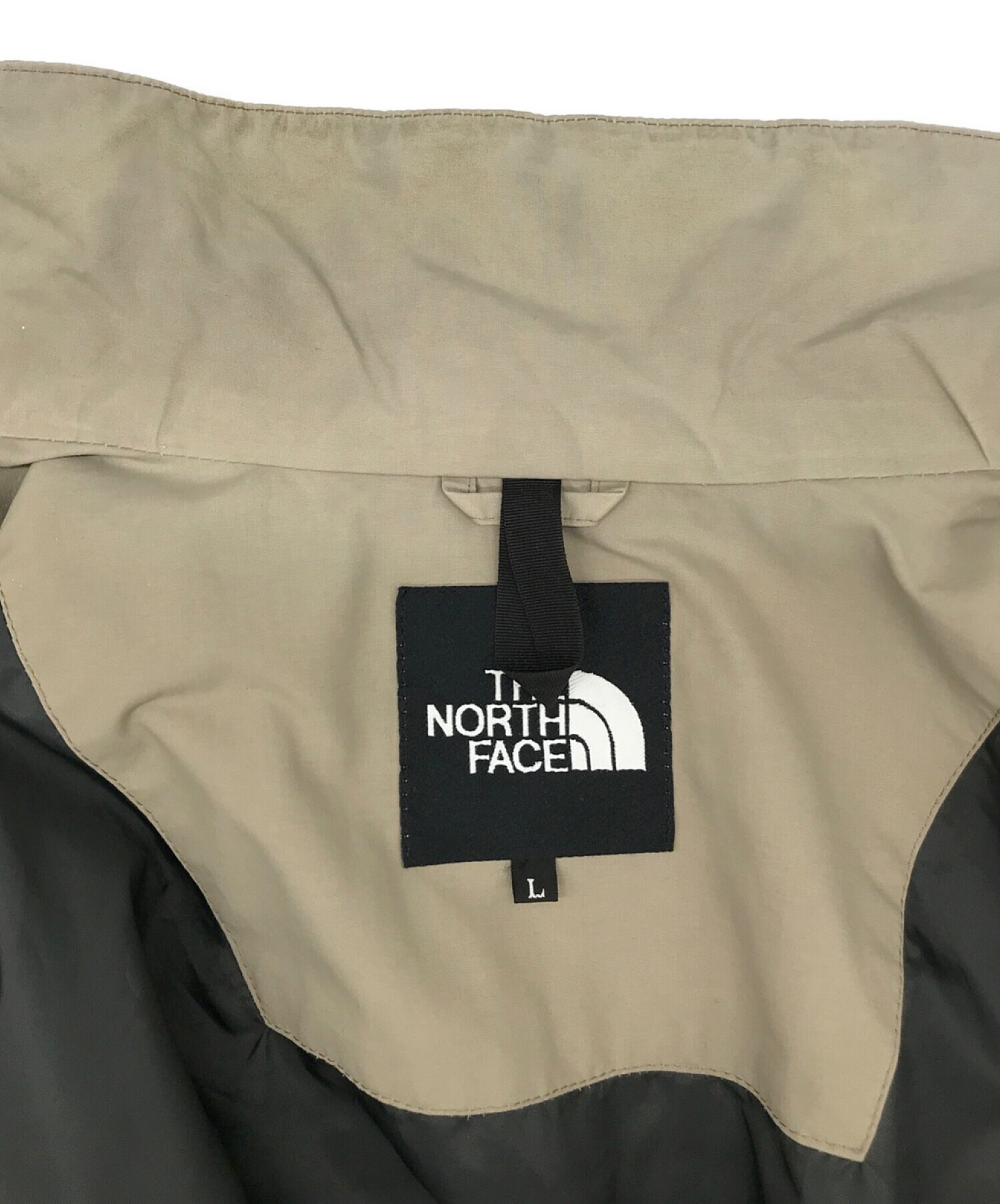 THE NORTH FACE (ザ ノース フェイス) MAKALU JACKET　マカルジャケット マウンテンパーカー　ナイロンジャケット ベージュ  サイズ:L