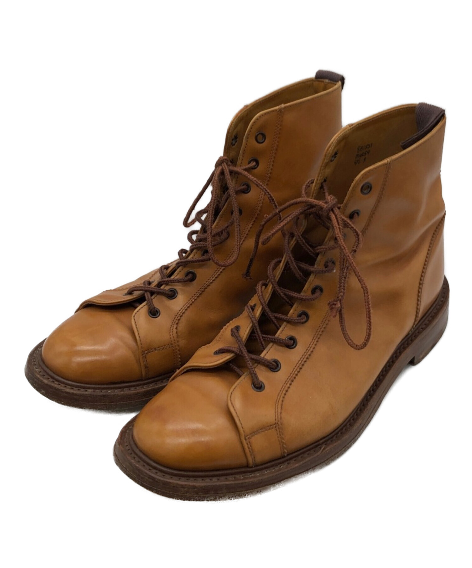 Tricker's (トリッカーズ) Monkey Boots　モンキーブーツ　レースアップレザーブーツ ブラウン サイズ:9 1/2-5