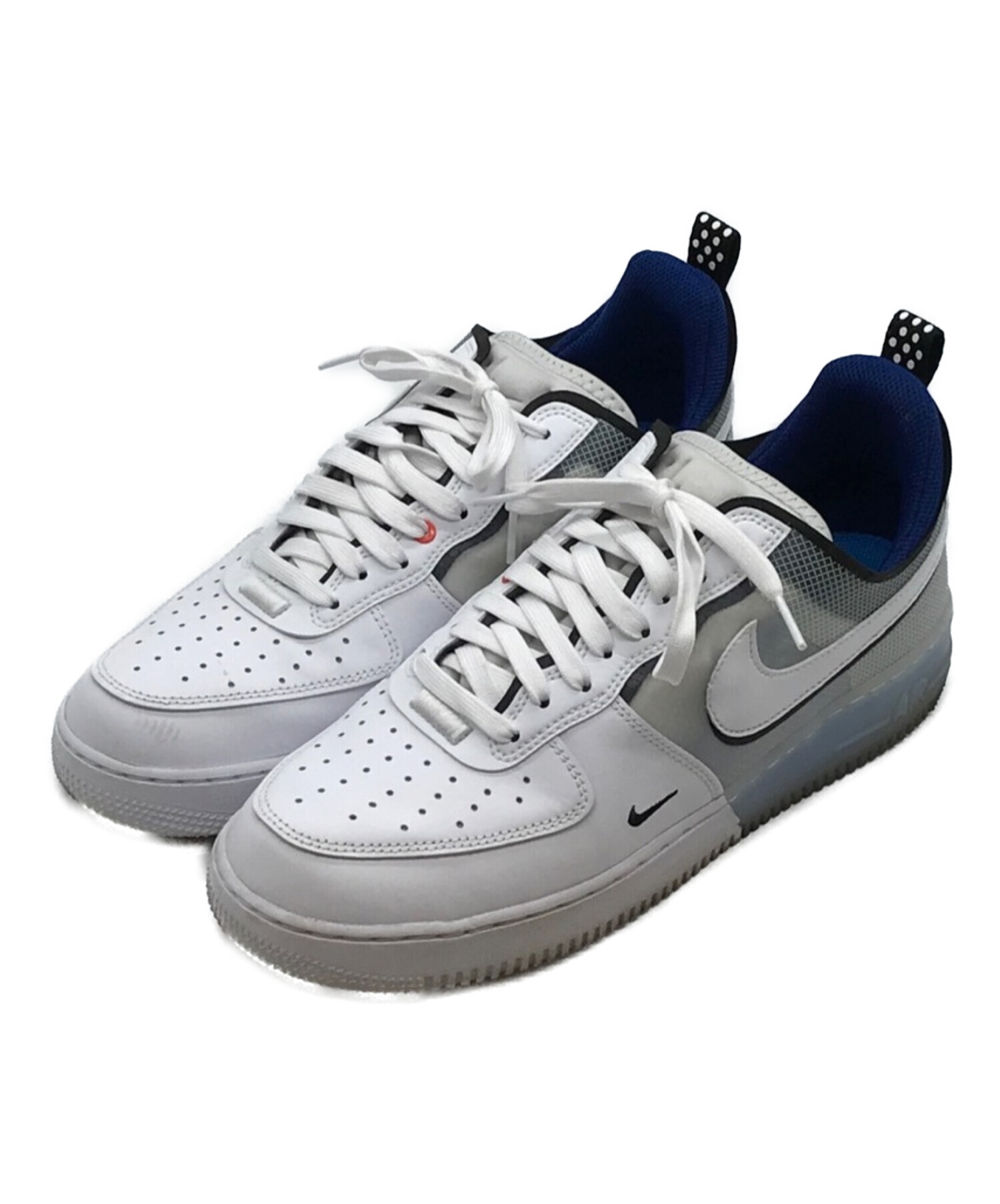 販売大阪Nike Air Force 1 ホワイト　ライトブルー　24.5cm 靴