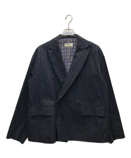 中古・古着通販】jieda (ジエダ) PLAID TAILORED JACKET ブラック