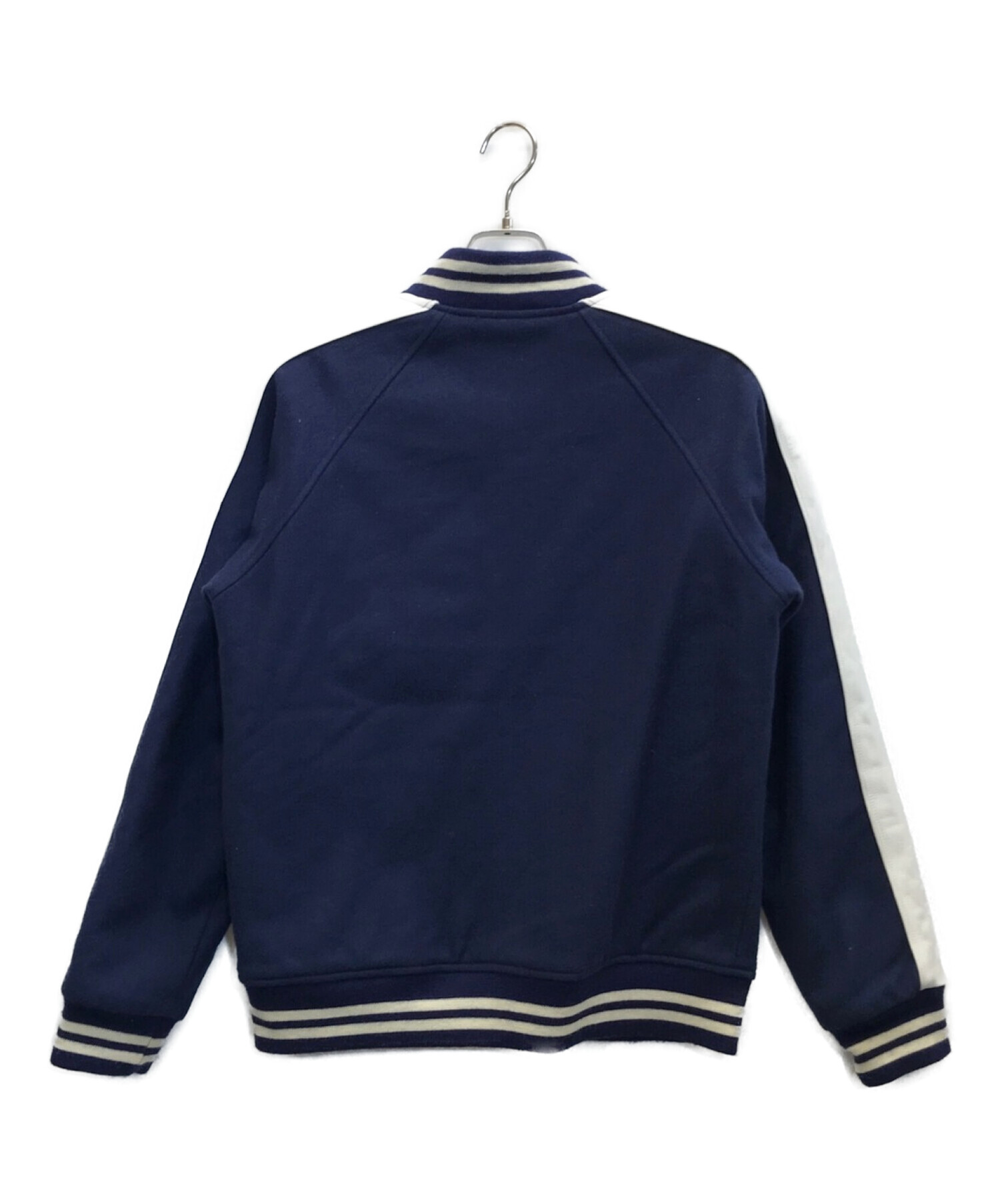 GOOD ENOUGH (グッドイナフ) 2nd TYPE VARSITY JK　セカンドタイプ　バーシティジャケット　ウール スタジャン ネイビー  サイズ:L