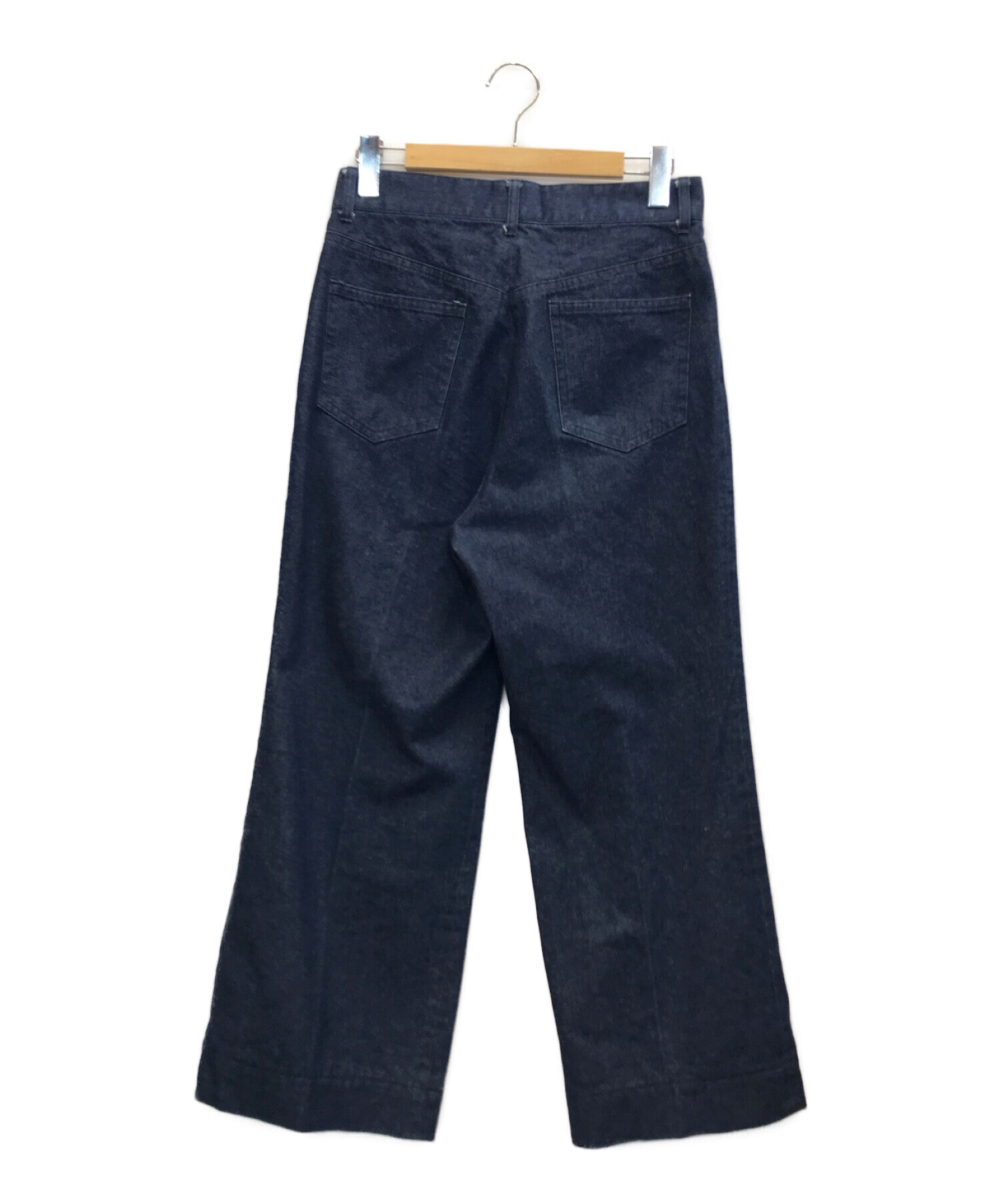 JOHN LAWRENCE SULLIVAN (ジョンローレンスサリバン) Rigid Denim Wide Pants　 フロントタックワイドデニムパンツ　リジットデニム　ジーンズ インディゴ サイズ:44