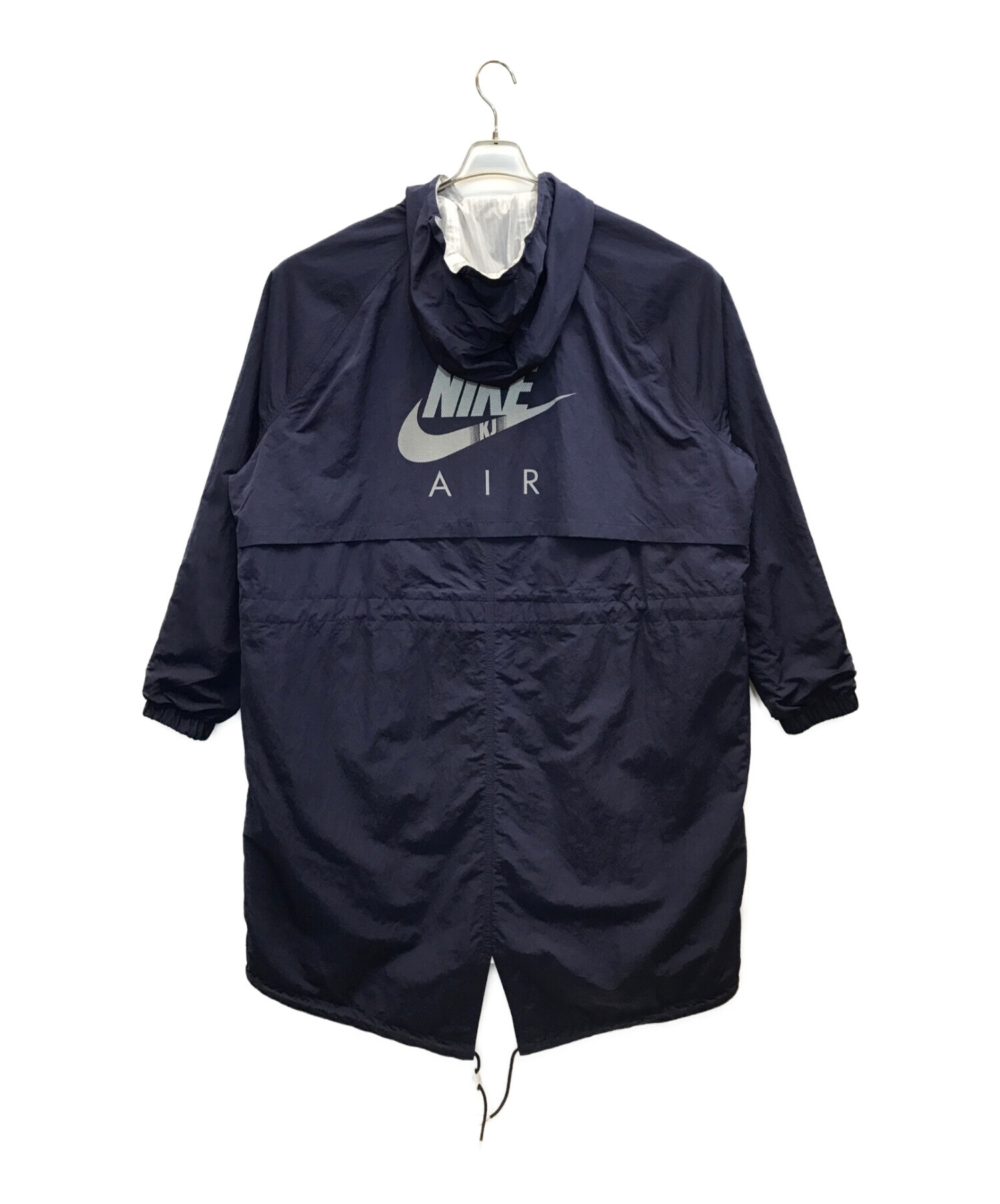 NIKE (ナイキ) KIM JONES (キムジョーンズ) Reversible Parka　リバーシブルパーカー　ナイロンフーデッドコート  ホワイト×ネイビー サイズ:XL