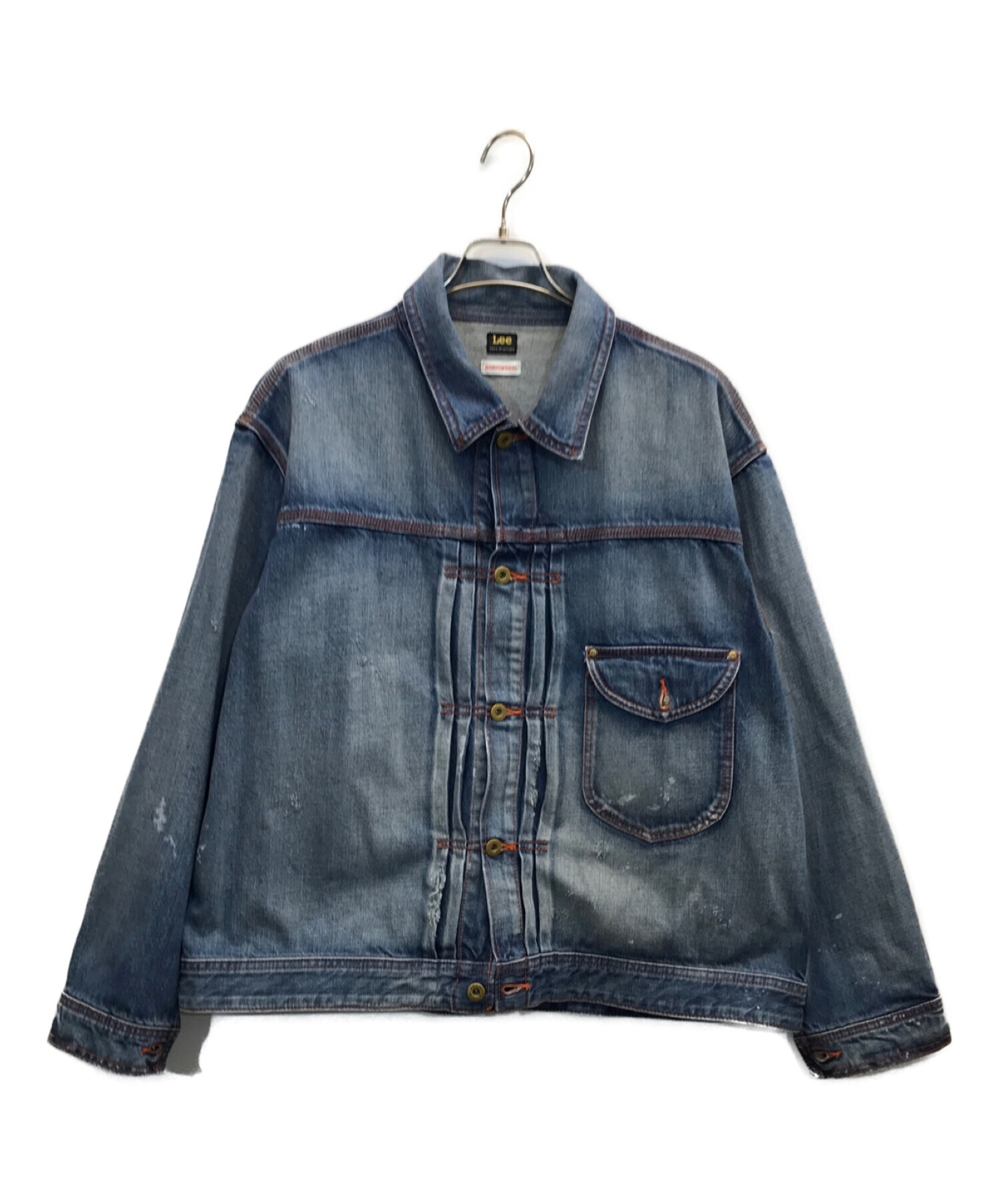 LEE (リー) COWBOY DENIM JACKET VINTAGE FINISH　ヴィンテージ加工　カウボーイ デニムジャケット　 インディゴ  サイズ:L