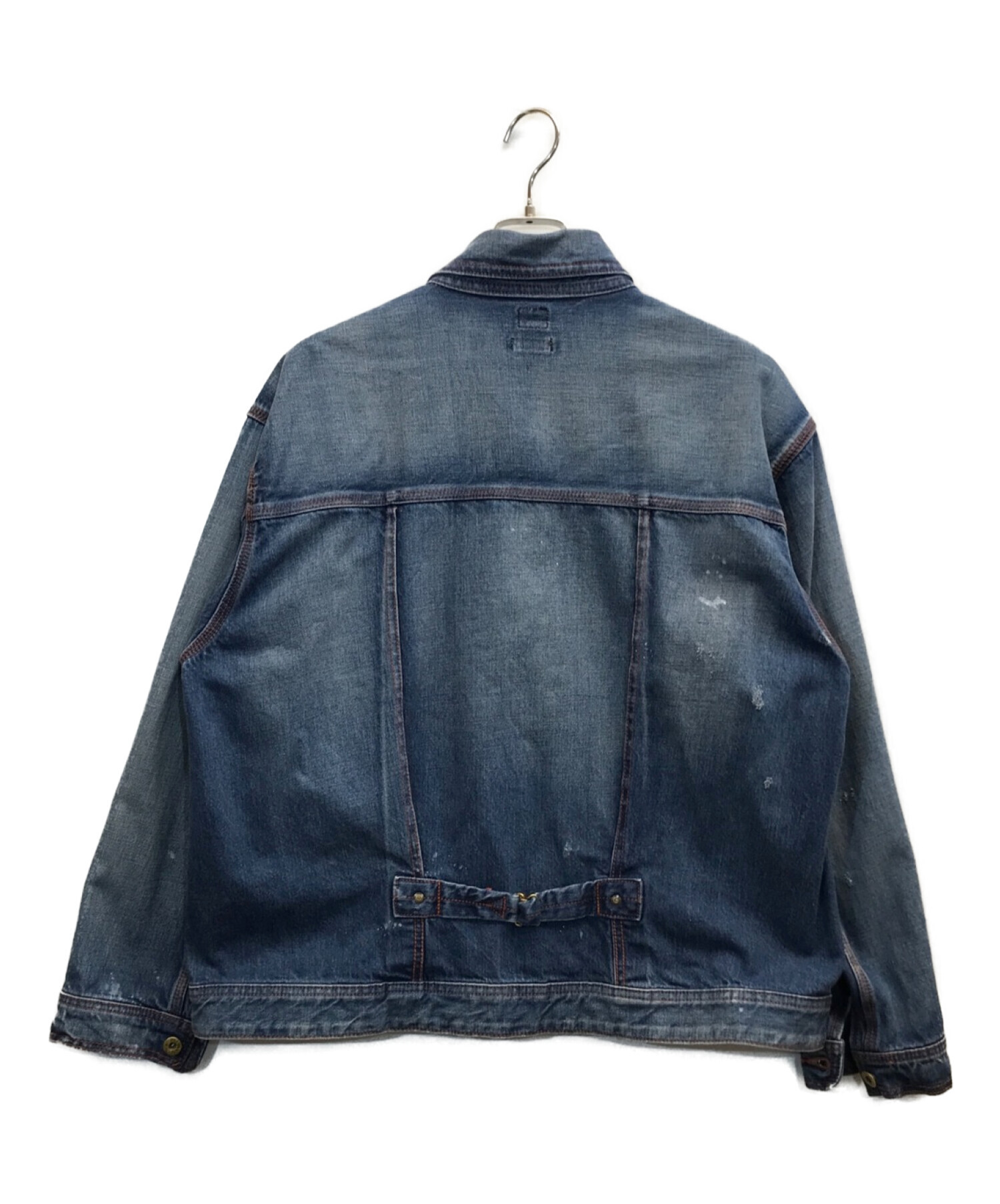 LEE (リー) COWBOY DENIM JACKET VINTAGE FINISH　ヴィンテージ加工　カウボーイ デニムジャケット　 インディゴ  サイズ:L