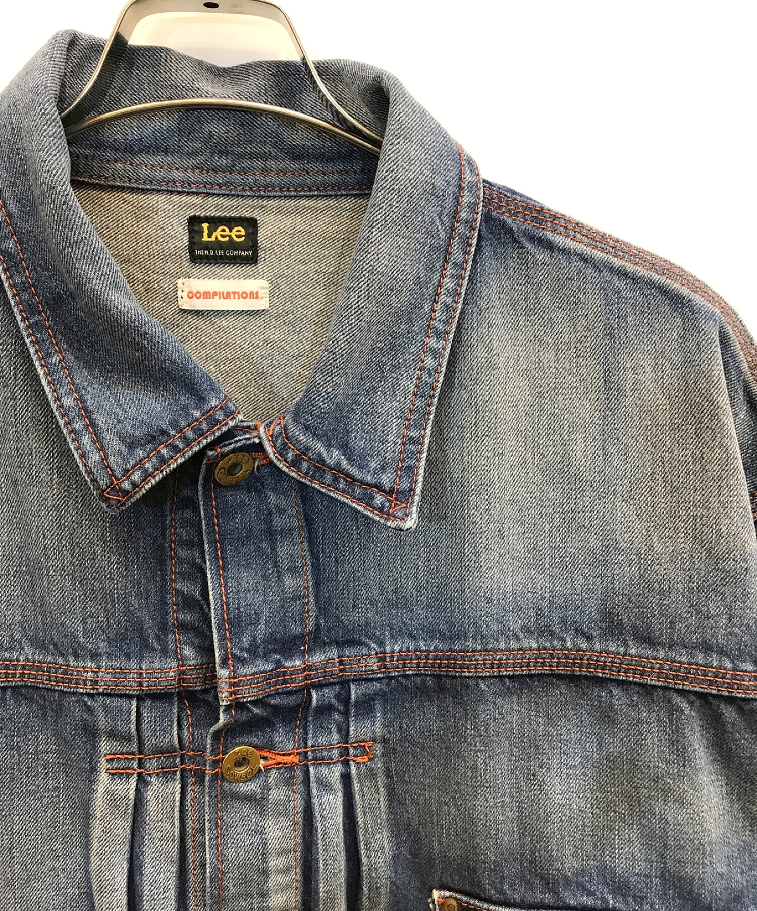 中古・古着通販】LEE (リー) COWBOY DENIM JACKET VINTAGE FINISH