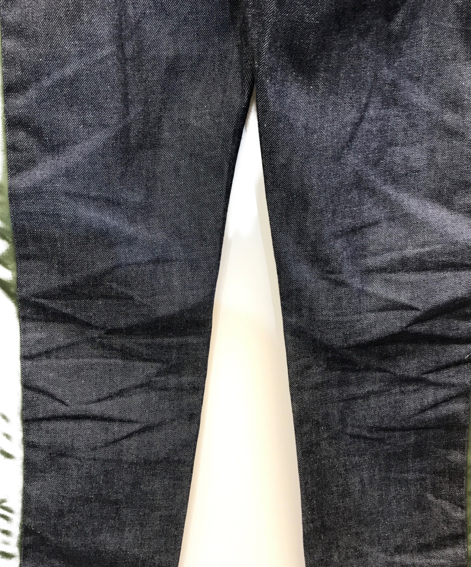 A.P.C.×sacai (アーペーセー×サカイ) 21SS pantalon Haru ドッキング デニムパンツ 再構築ジーンズ インディゴ  サイズ:S