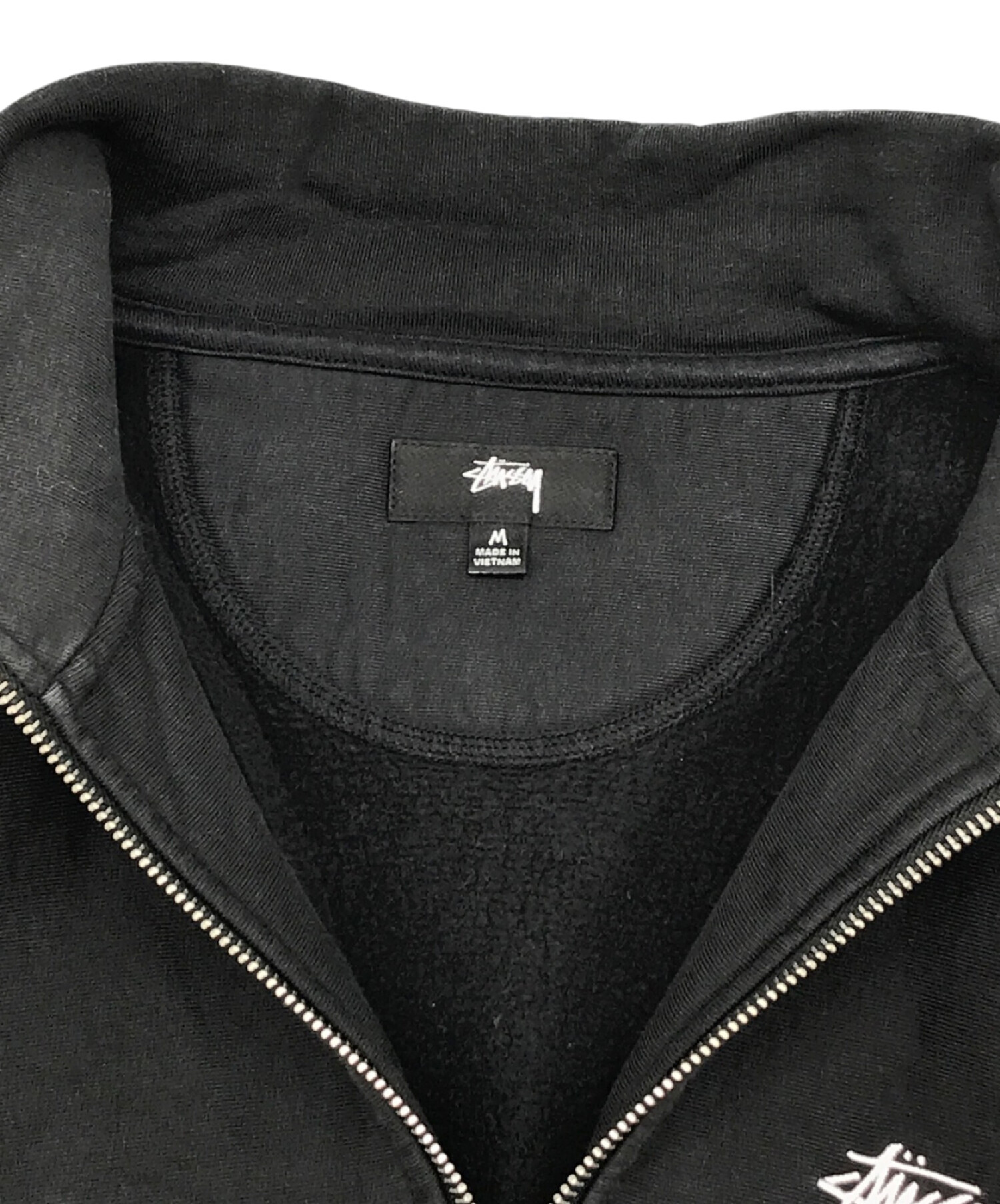 中古・古着通販】stussy (ステューシー) ストックロゴ ハーフジップ