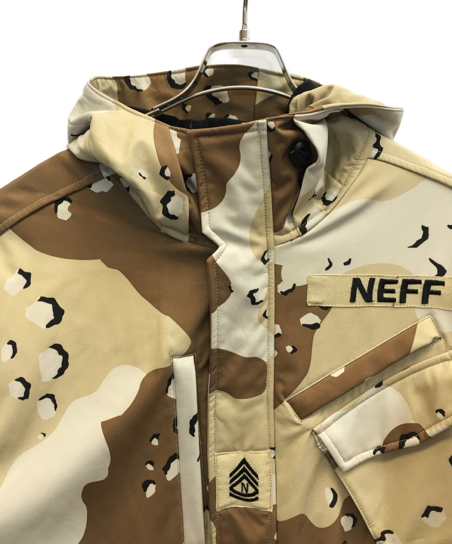 中古・古着通販】NEFF (ネフ) フーデッドジャケット ベージュ サイズ:L