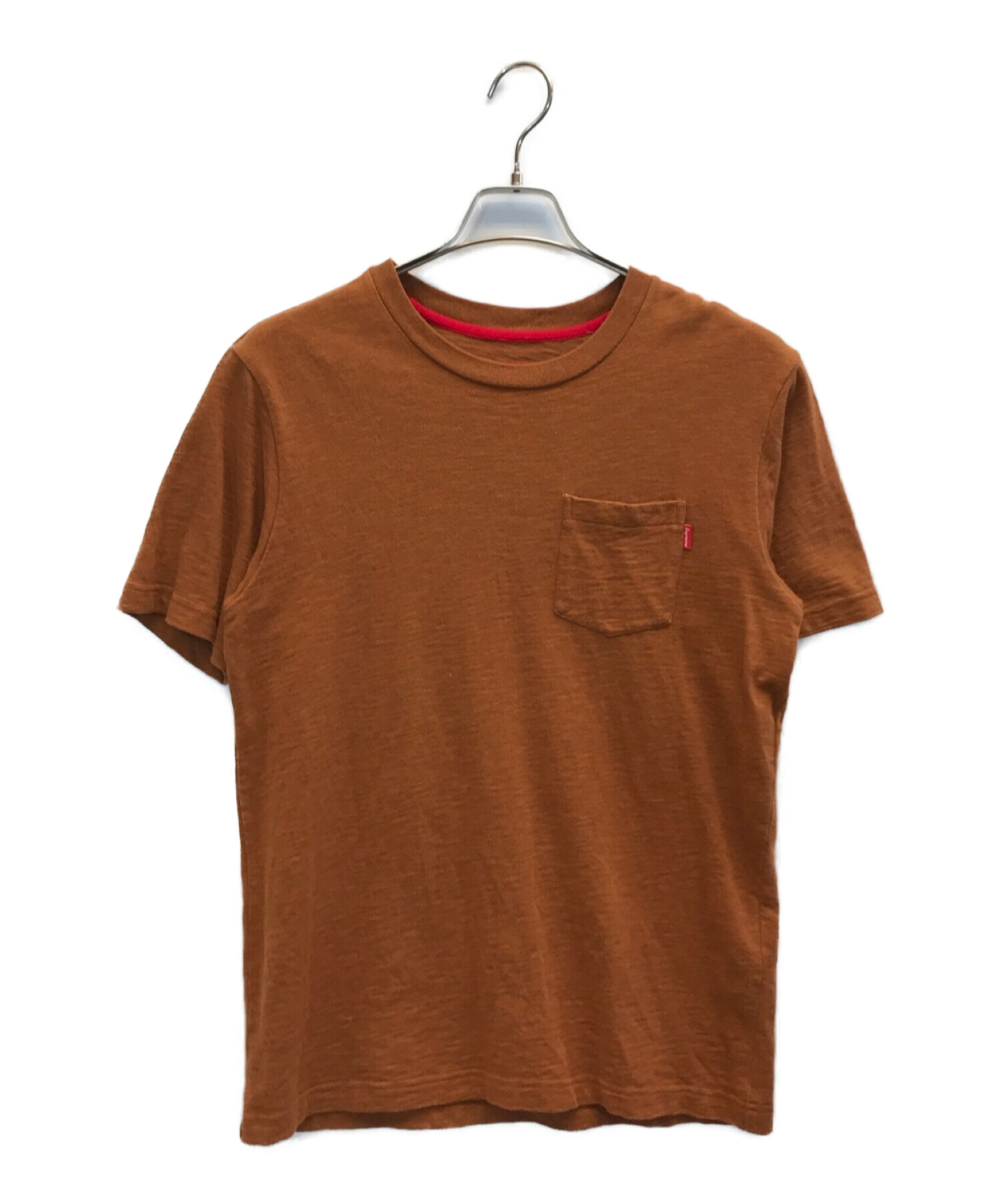 SUPREME (シュプリーム) ポケットTシャツ ブラウン サイズ:S