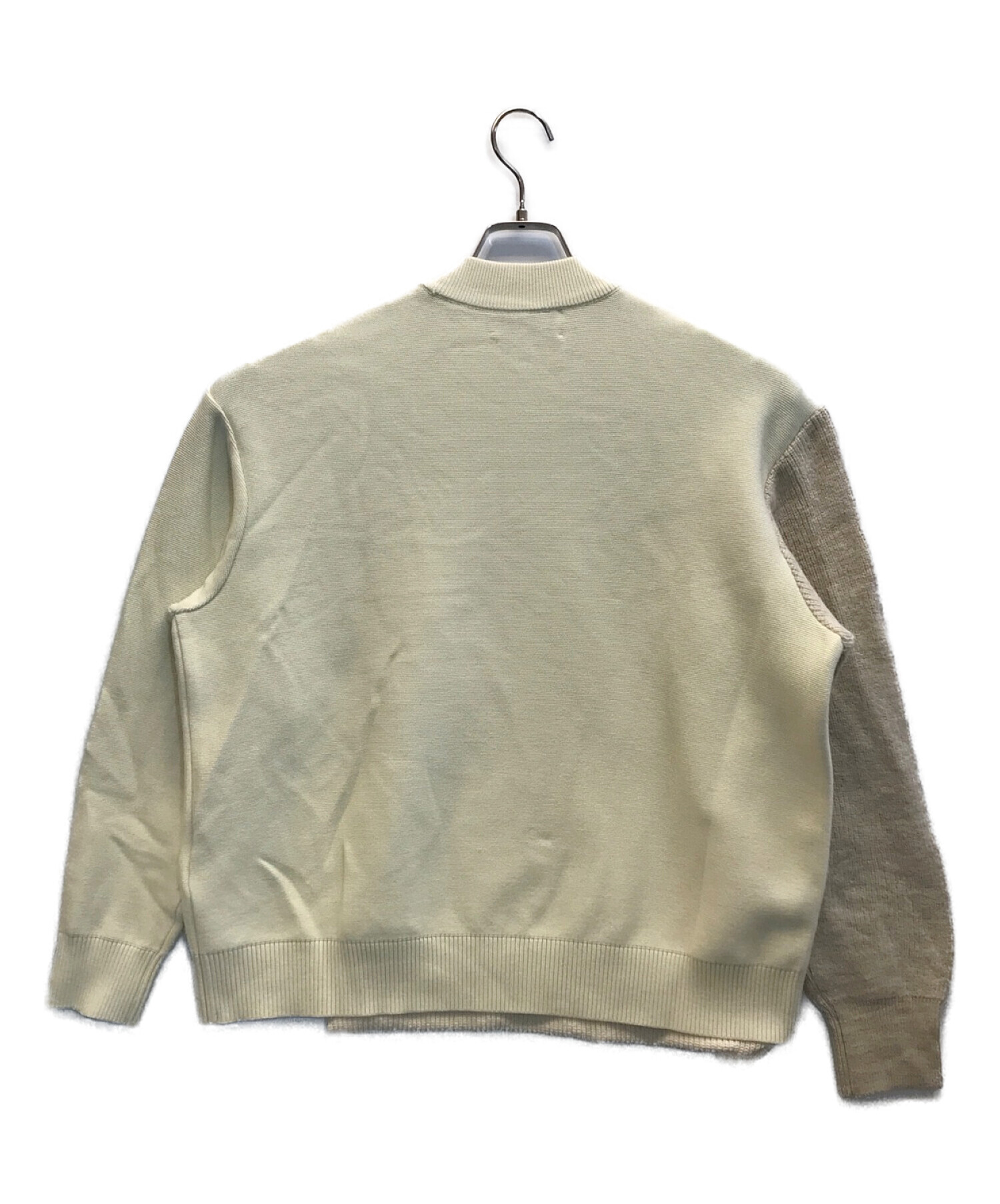 AMBUSH (アンブッシュ) OVERLAP CREANECK KNIT / オーバーラップクルーネックニット ホワイト サイズ:1