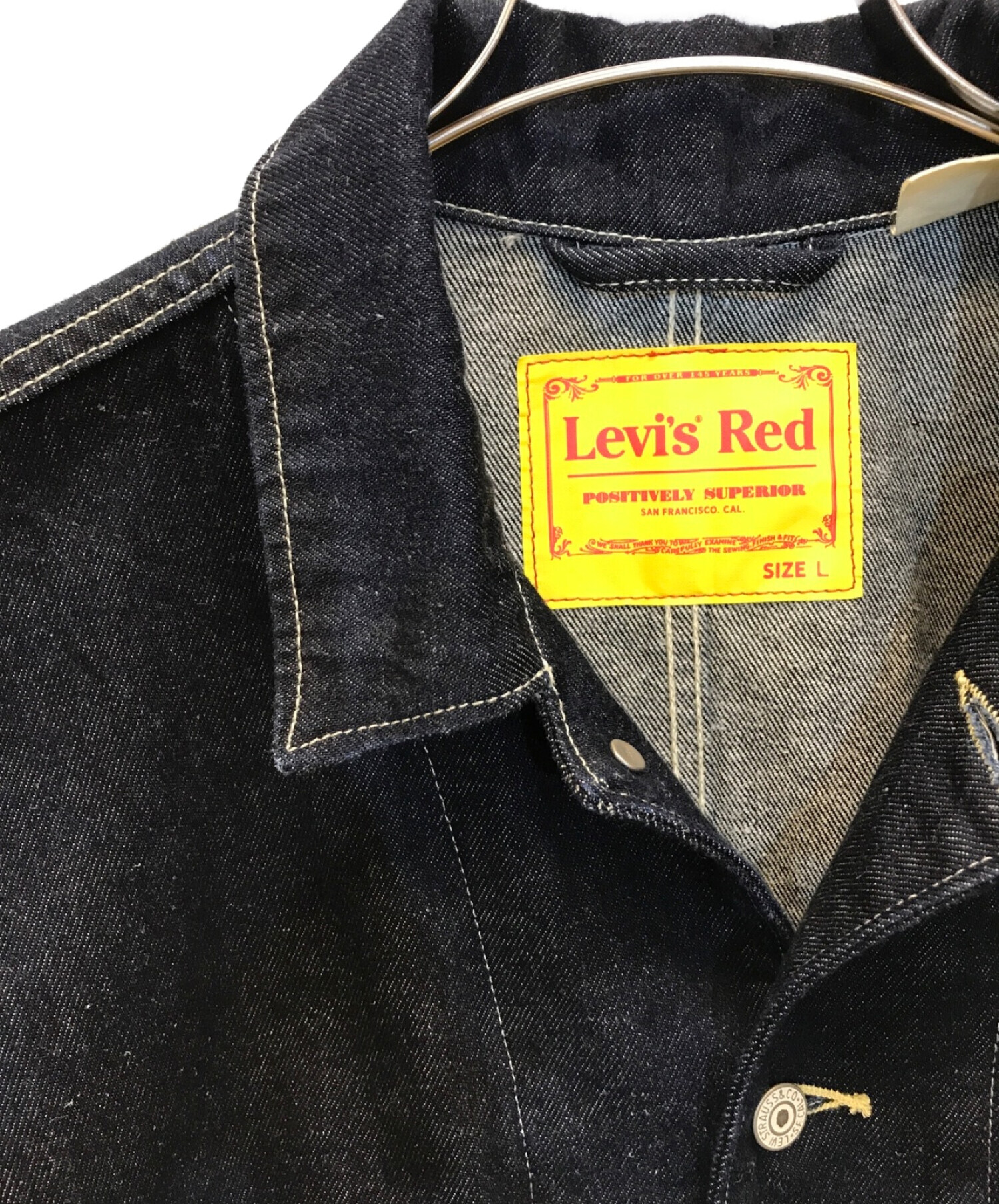 LEVI'S RED (リーバイス レッド) ENGINEERED COAT　エンジニアドコート　デニムカバーオール　デニムジャケット インディゴ  サイズ:L