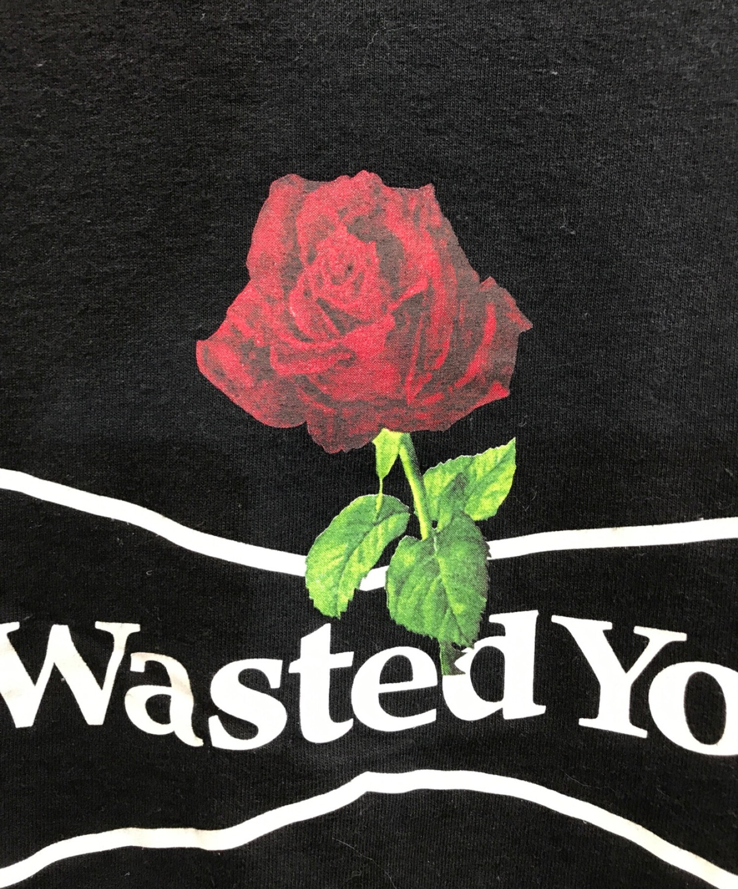wasted youth 赤バラ Tシャツ